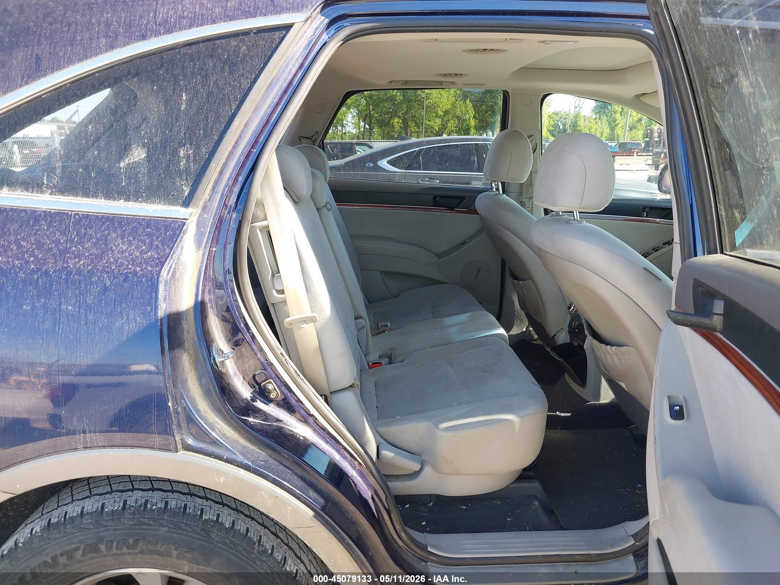 2011 Hyundai Veracruz Gls Blue vin: KM8NU4CC5BU149289