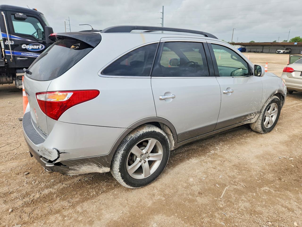 2011 Hyundai Veracruz Limited Серебряный vin: KM8NU4CC5BU166058