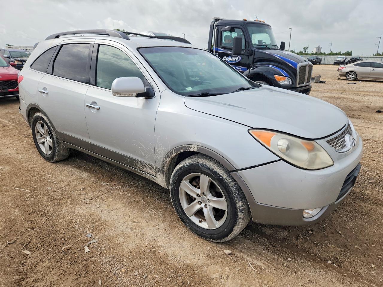 2011 Hyundai Veracruz Limited Серебряный vin: KM8NU4CC5BU166058