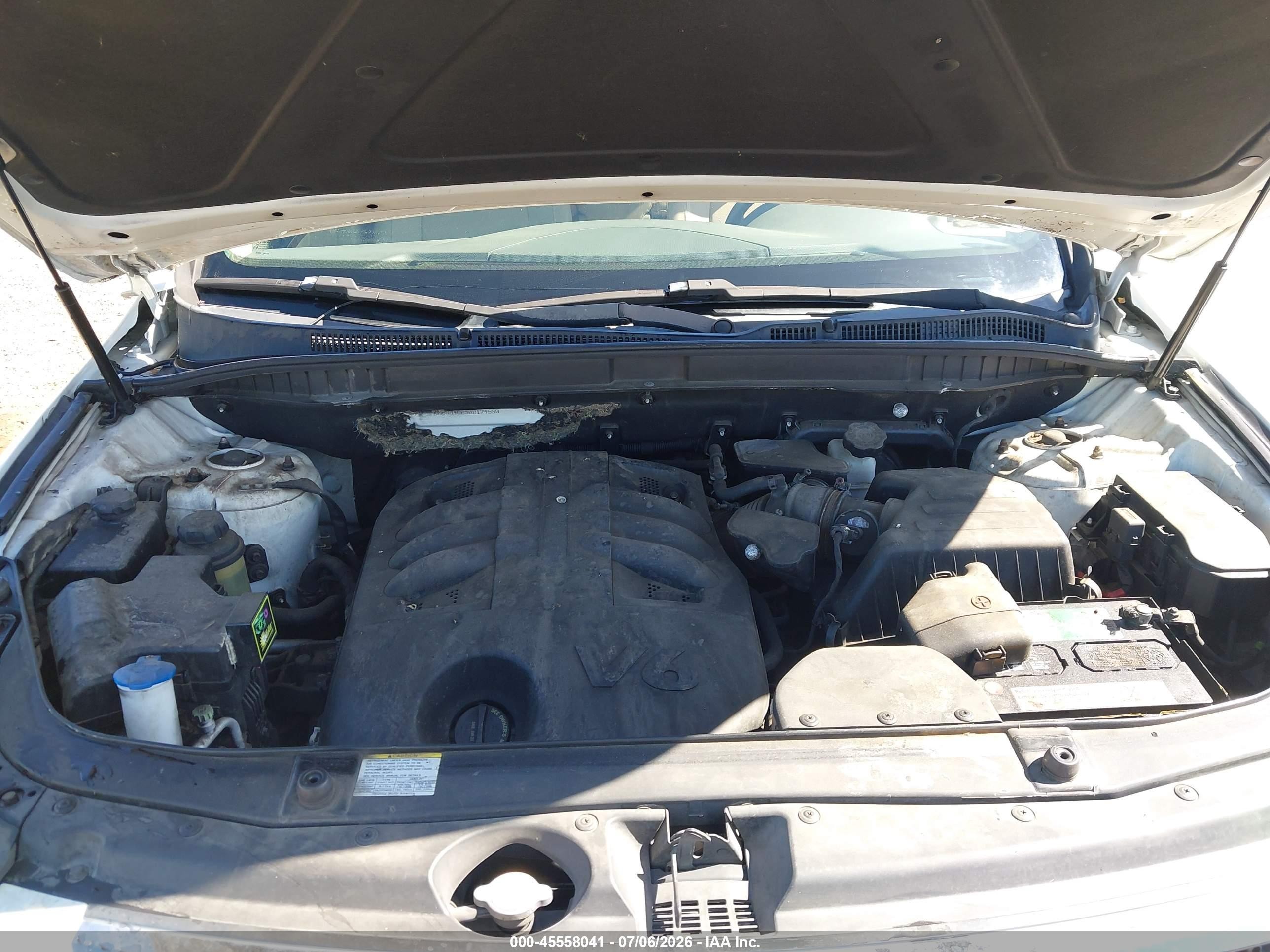 2011 Hyundai Veracruz Limited White vin: KM8NU4CC5BU174550