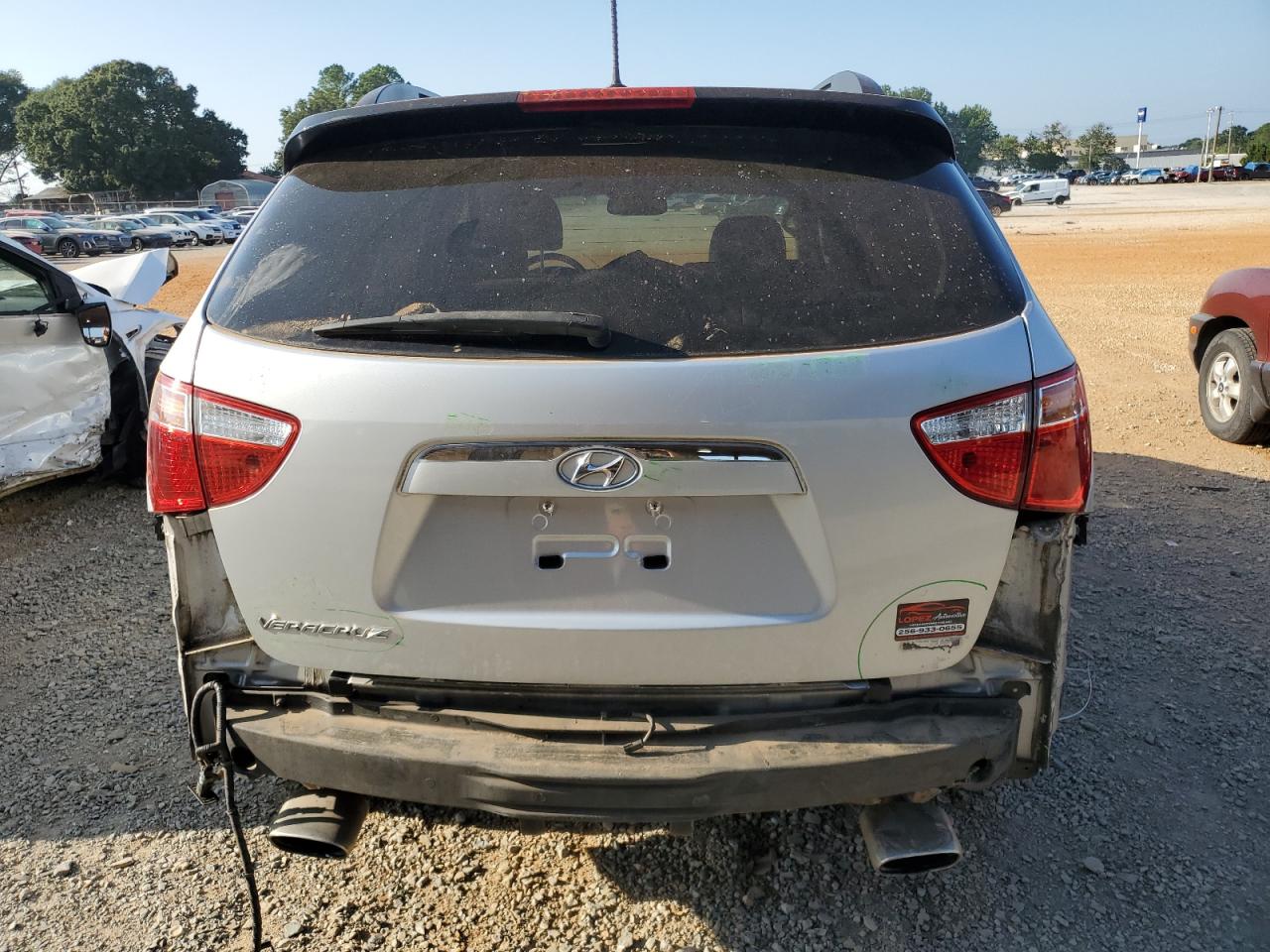 2012 Hyundai Veracruz Gls Silver vin: KM8NU4CC5CU198154