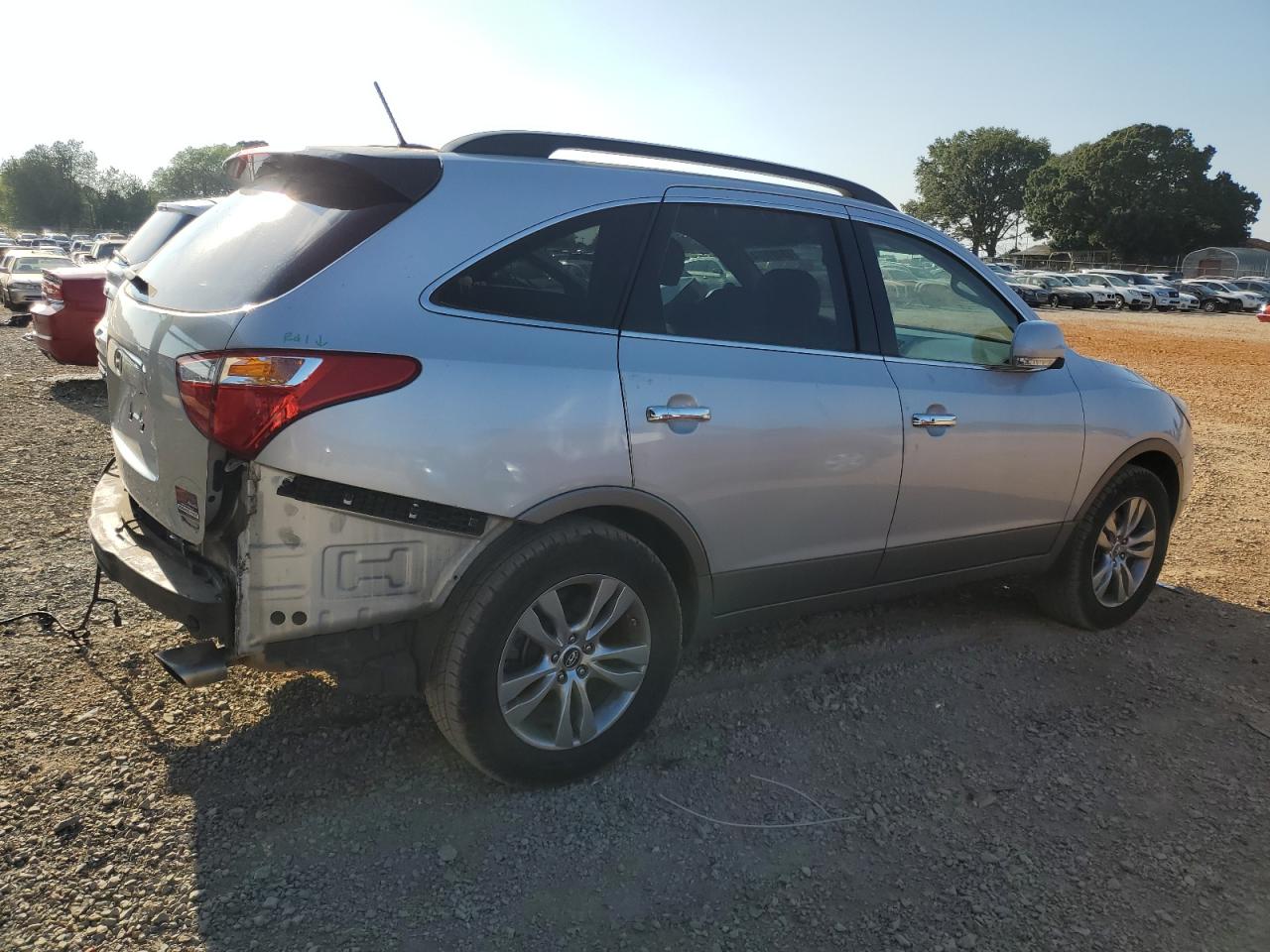 2012 Hyundai Veracruz Gls Silver vin: KM8NU4CC5CU198154