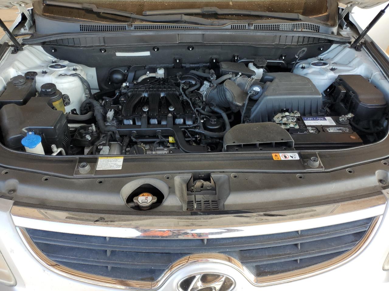 2012 Hyundai Veracruz Gls Silver vin: KM8NU4CC5CU198154