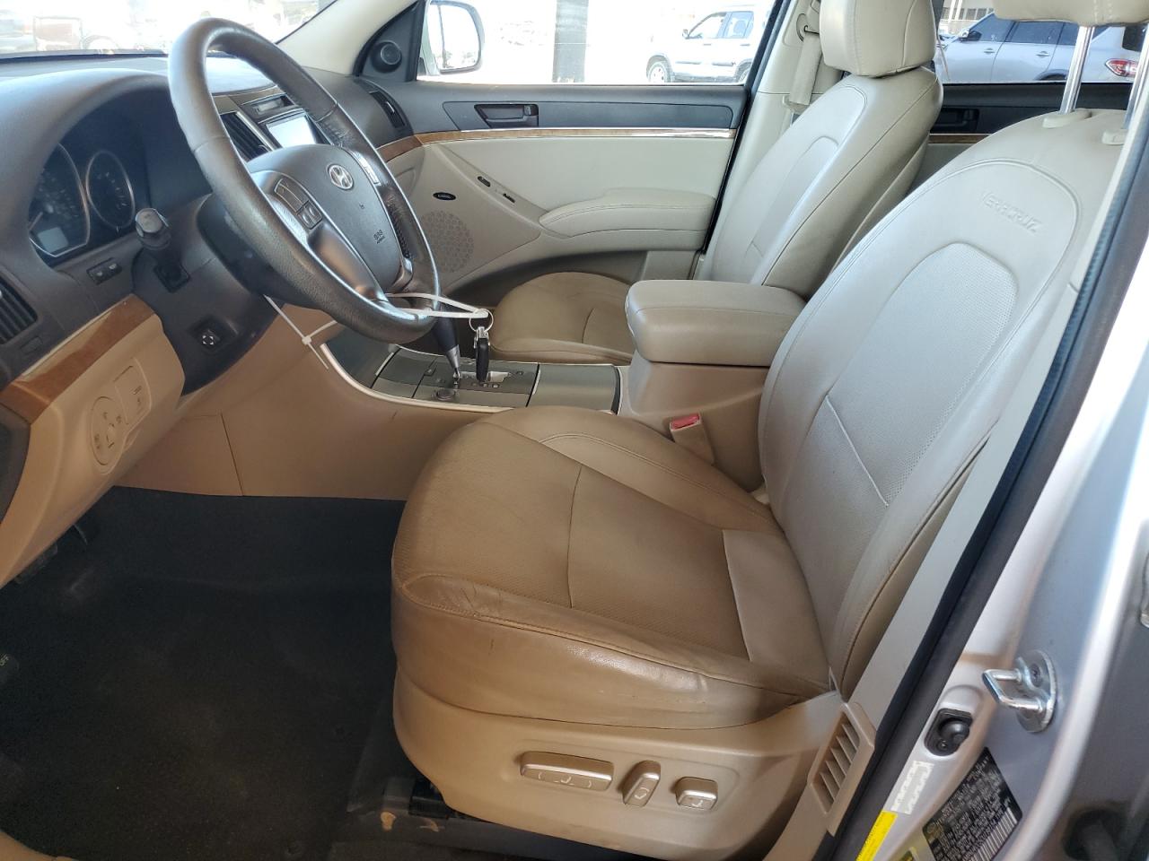 2012 Hyundai Veracruz Gls Silver vin: KM8NU4CC5CU198154