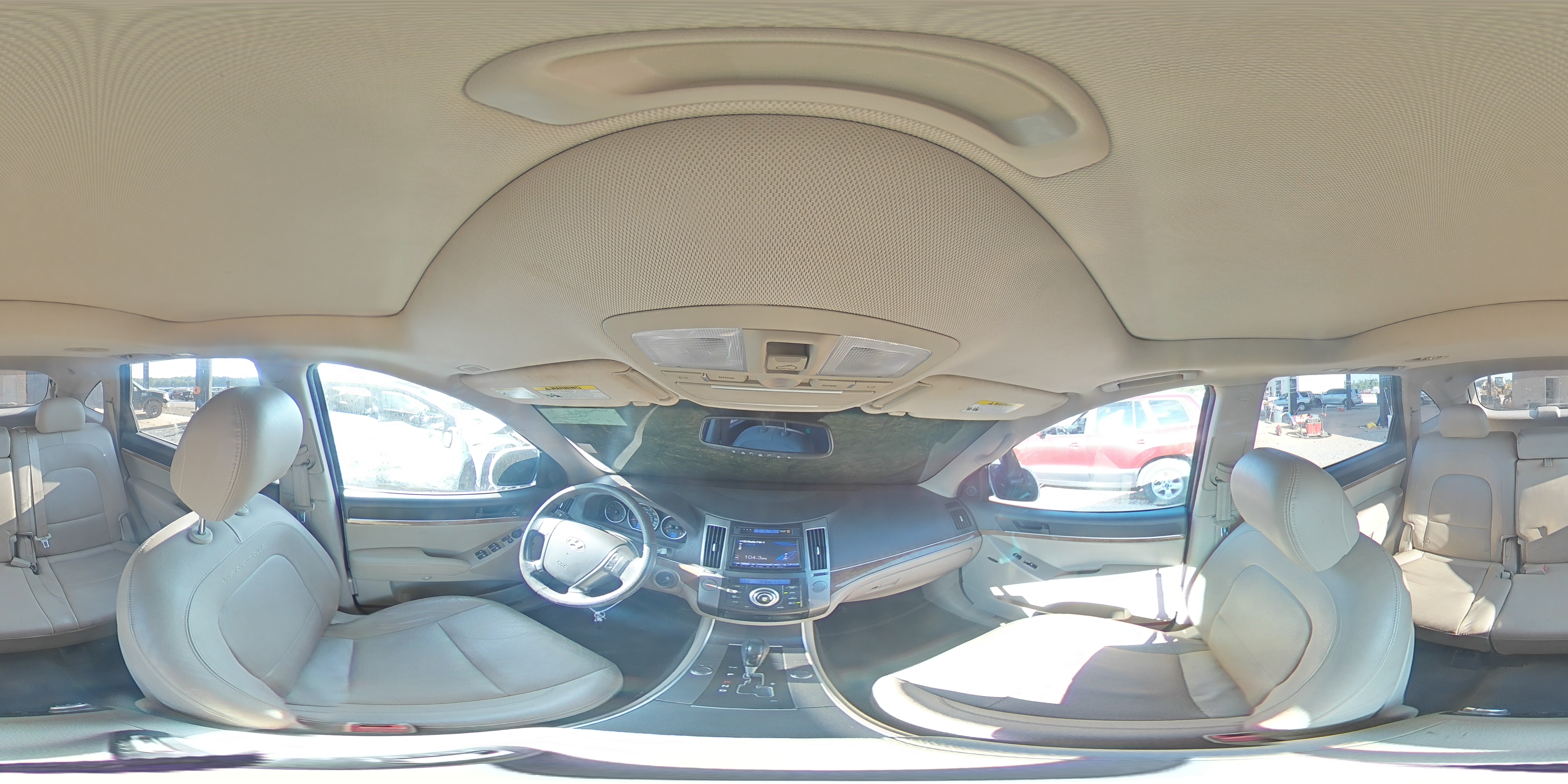 2012 Hyundai Veracruz Gls Silver vin: KM8NU4CC5CU198154