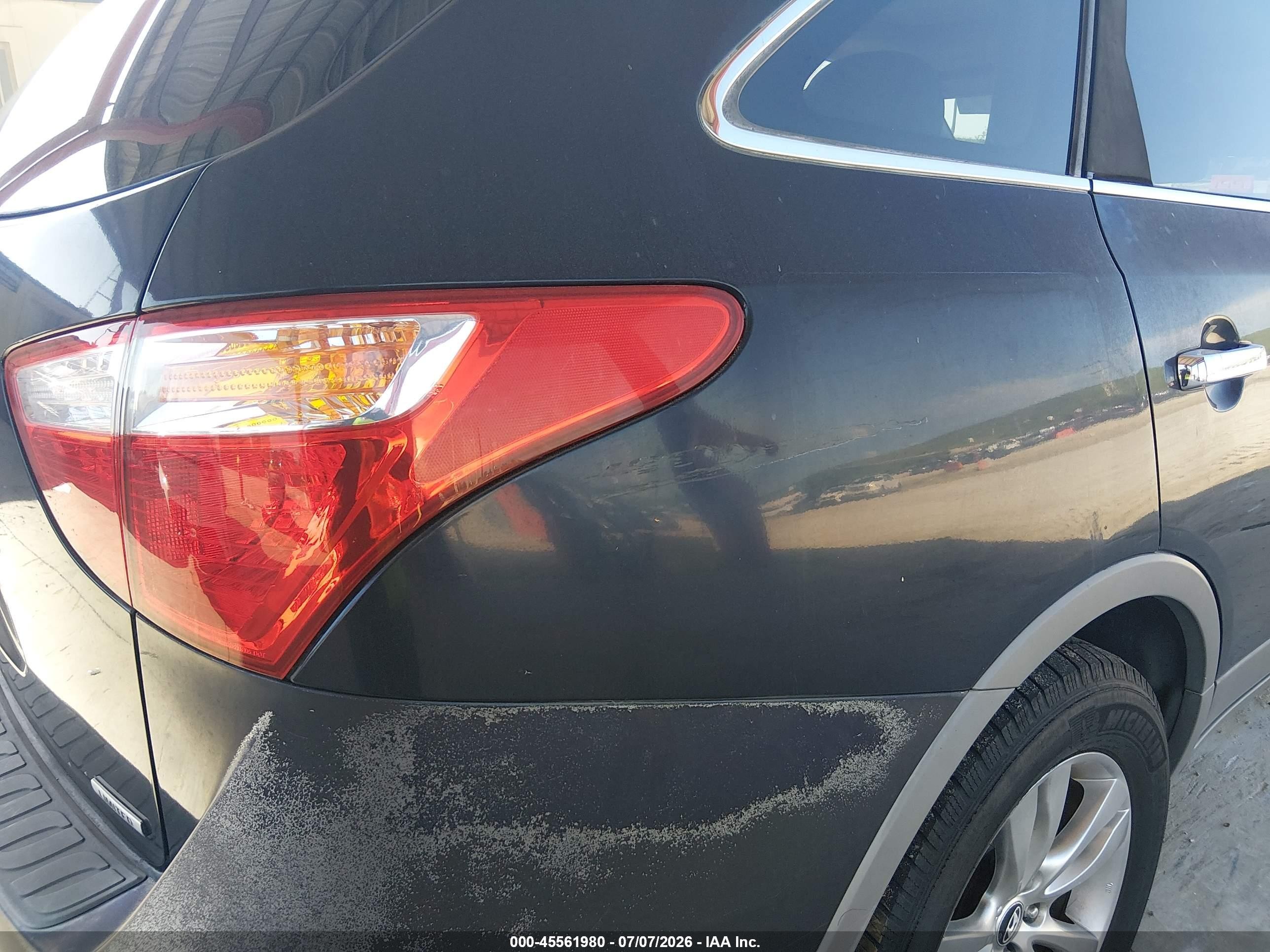 2012 Hyundai Veracruz Limited Black vin: KM8NU4CC5CU201943