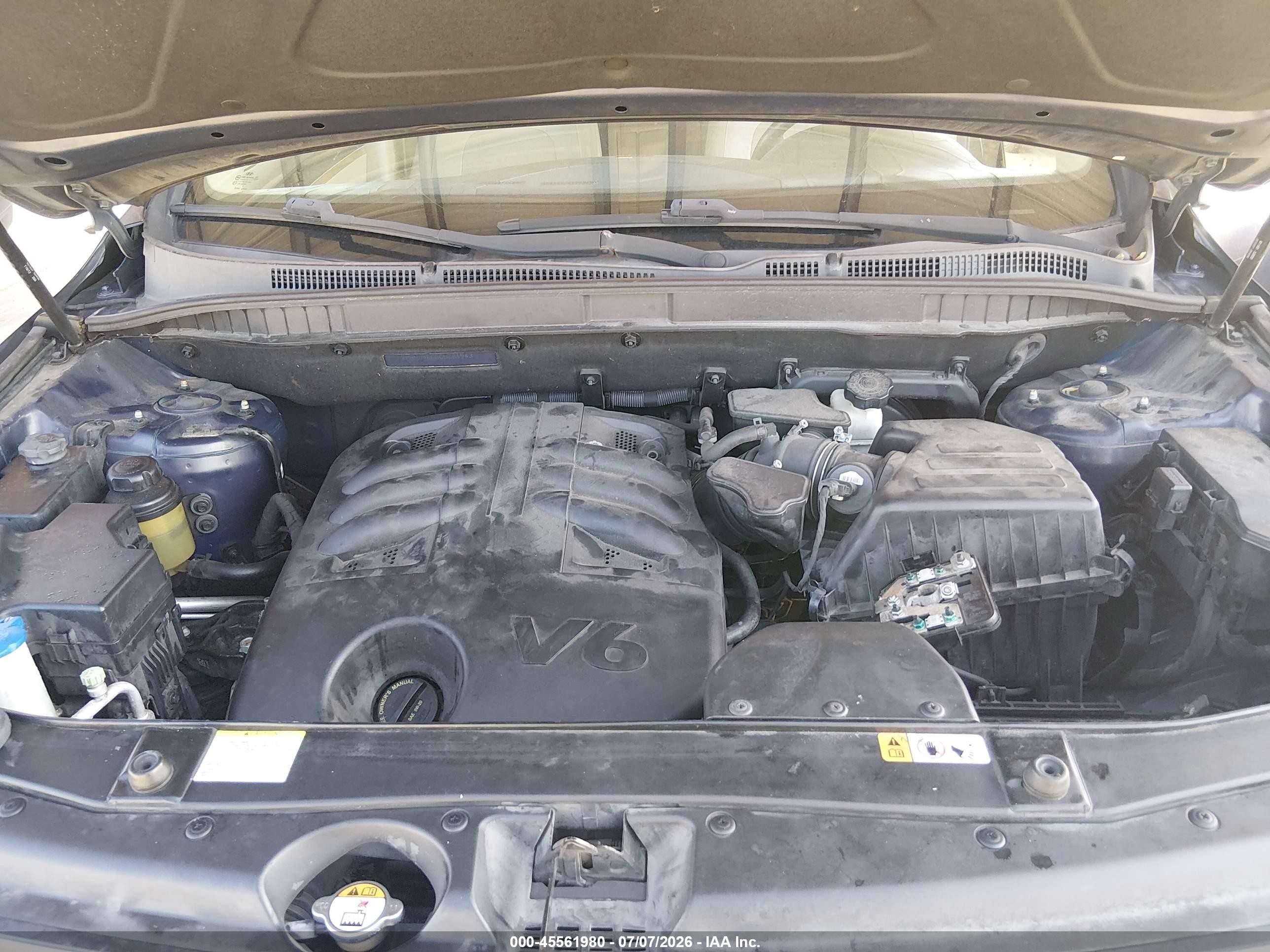 2012 Hyundai Veracruz Limited Black vin: KM8NU4CC5CU201943