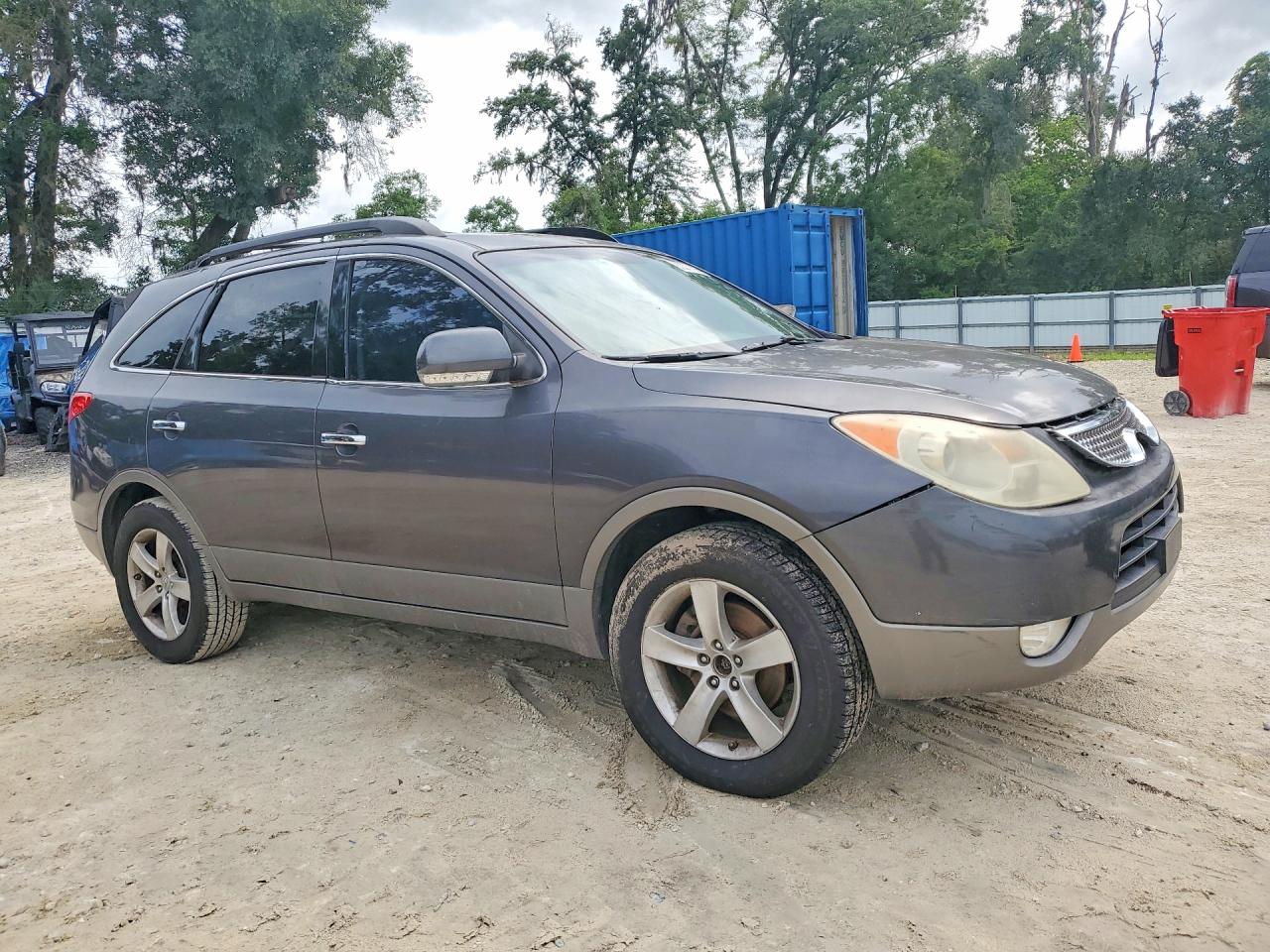 2011 Hyundai Veracruz Limited Серый vin: KM8NU4CC6BU141086