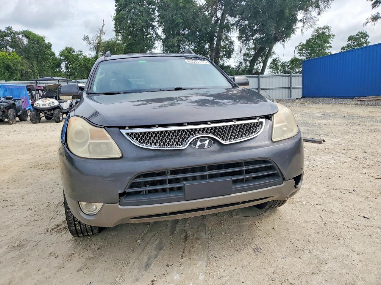 2011 Hyundai Veracruz Limited Серый vin: KM8NU4CC6BU141086