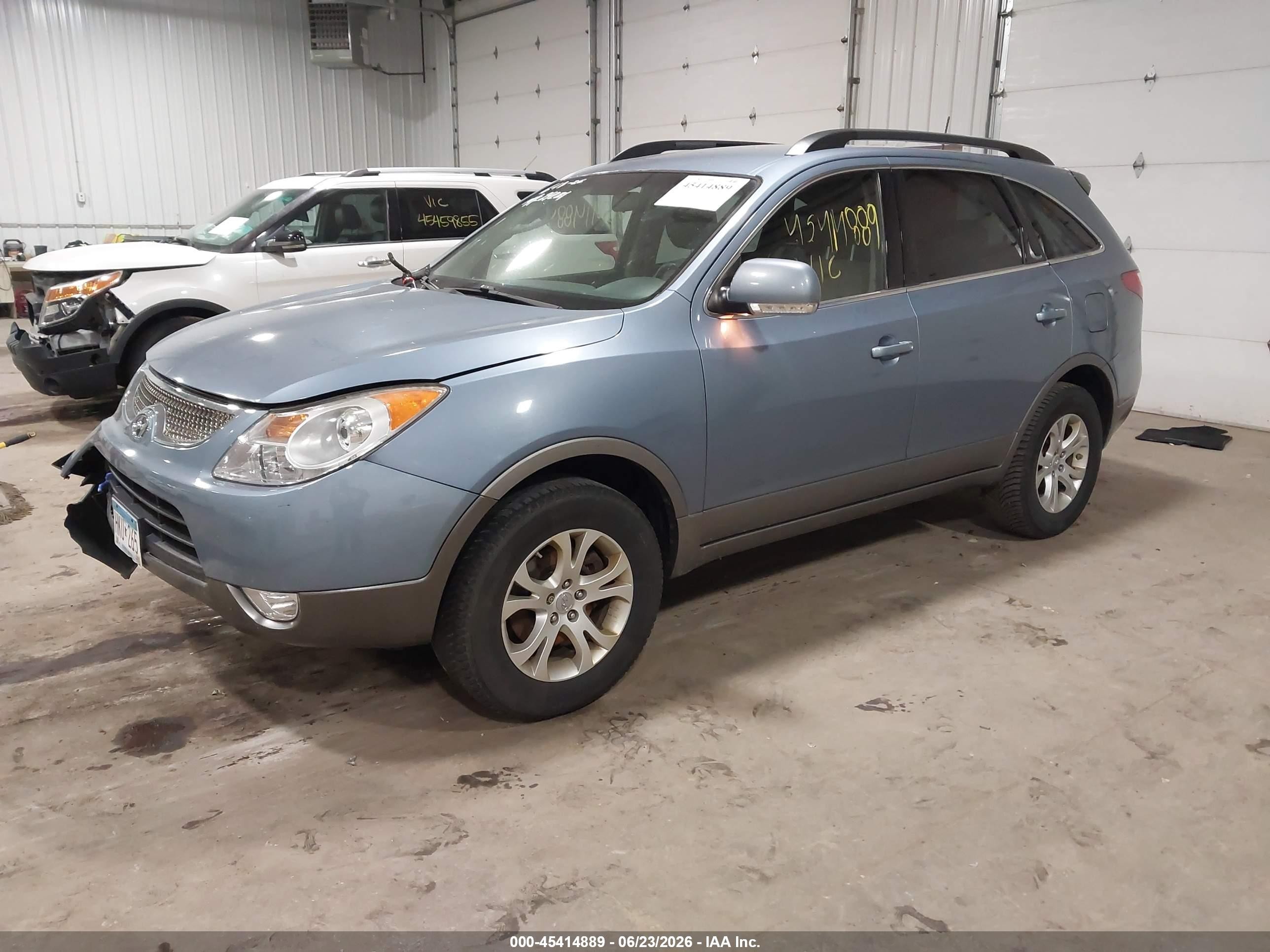 2011 Hyundai Veracruz Gls Синий vin: KM8NU4CC6BU150225