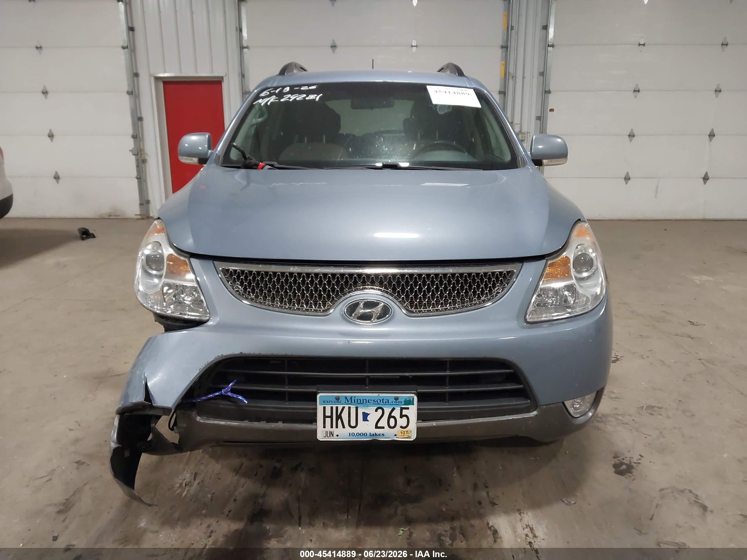 2011 Hyundai Veracruz Gls Синий vin: KM8NU4CC6BU150225