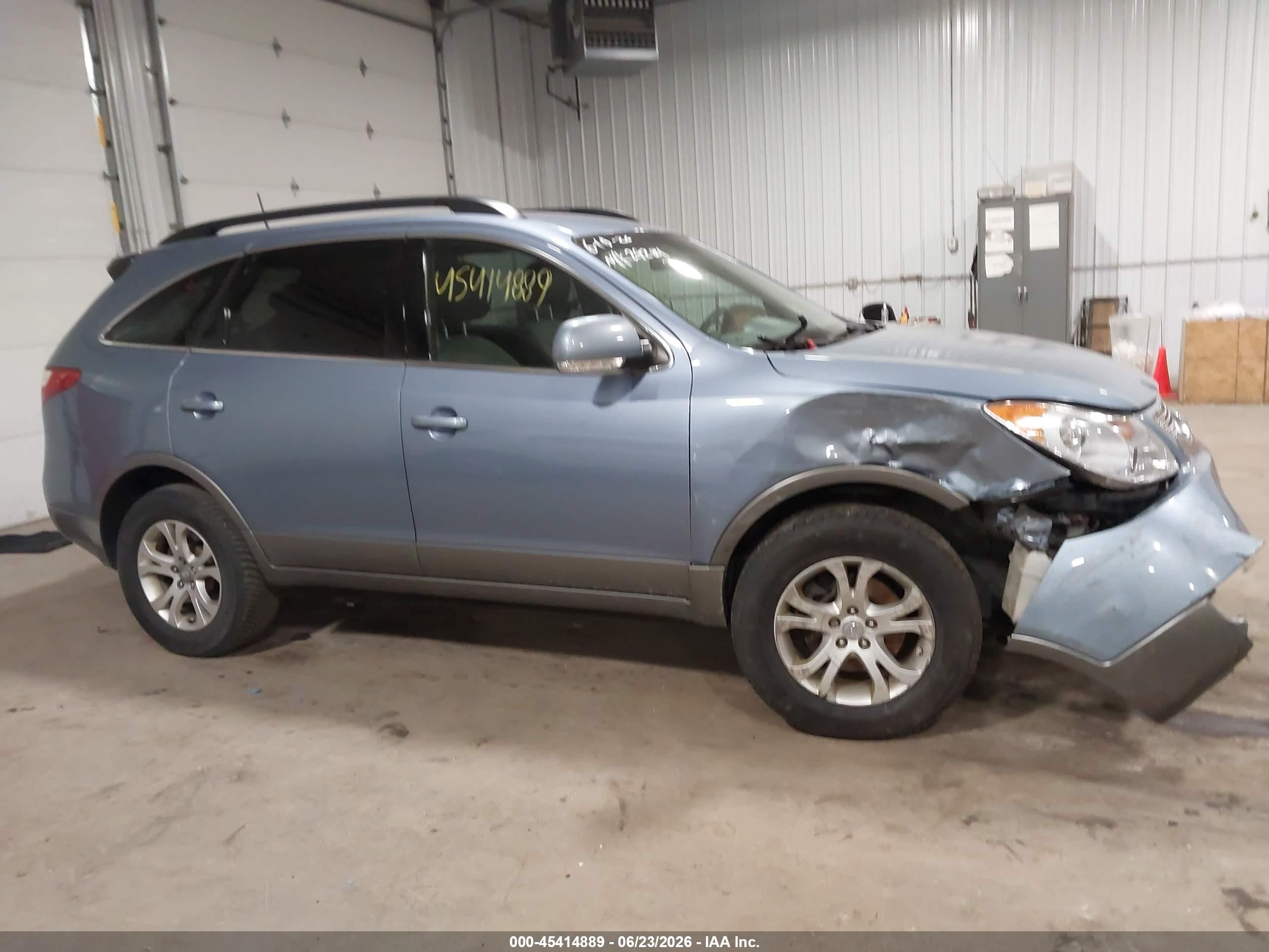 2011 Hyundai Veracruz Gls Синий vin: KM8NU4CC6BU150225