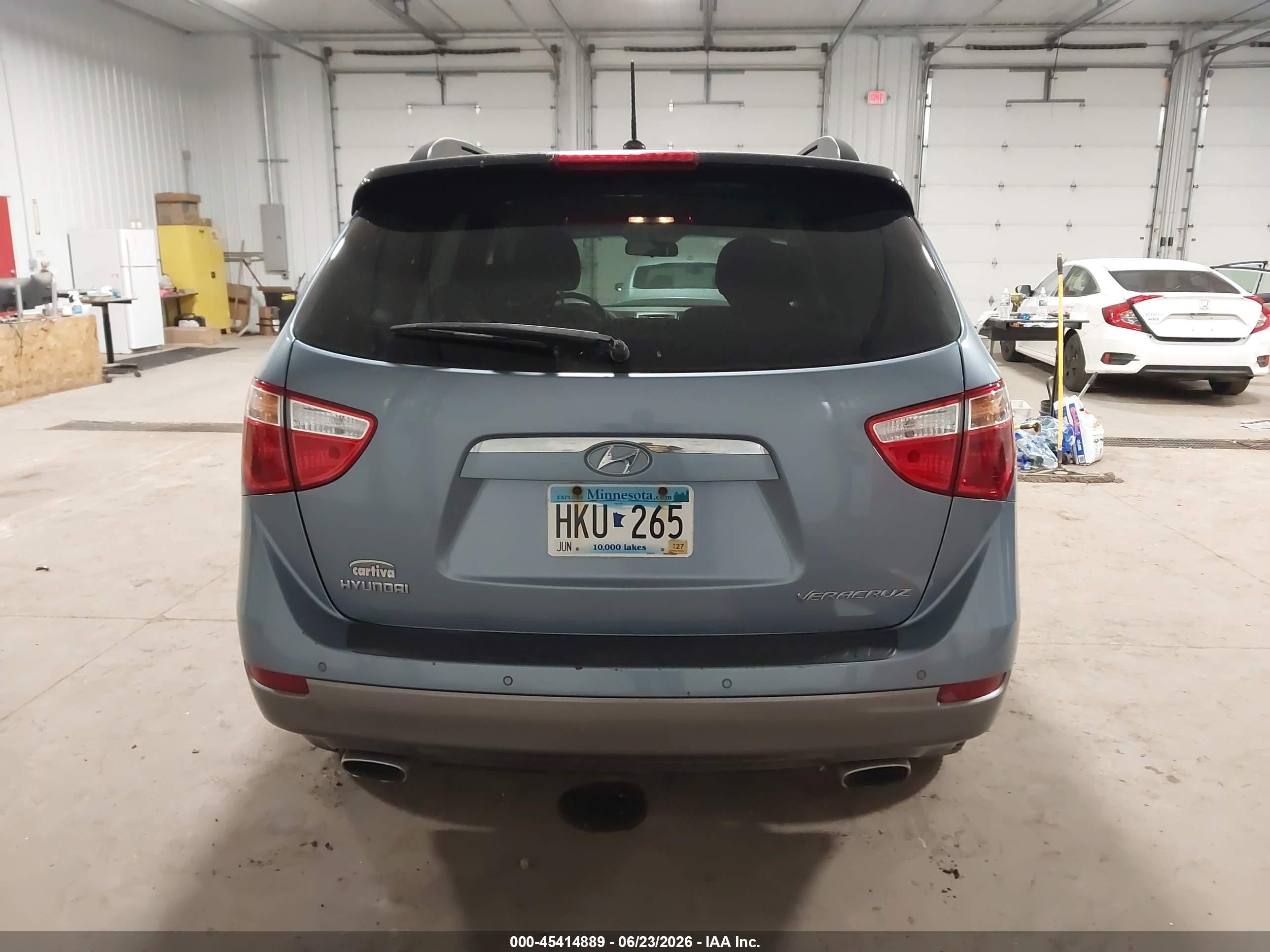 2011 Hyundai Veracruz Gls Синий vin: KM8NU4CC6BU150225