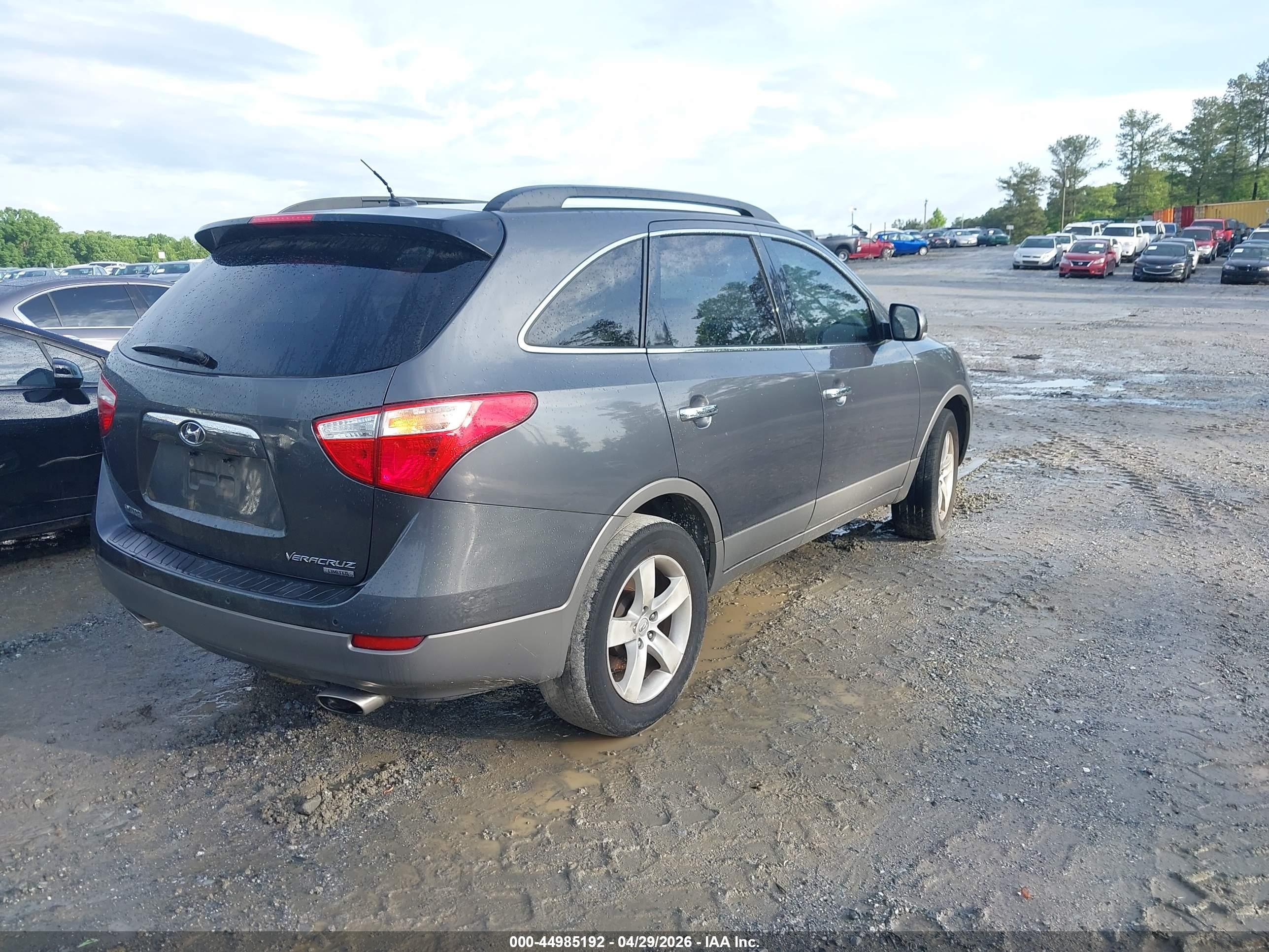2011 Hyundai Veracruz Limited Blue vin: KM8NU4CC6BU154582