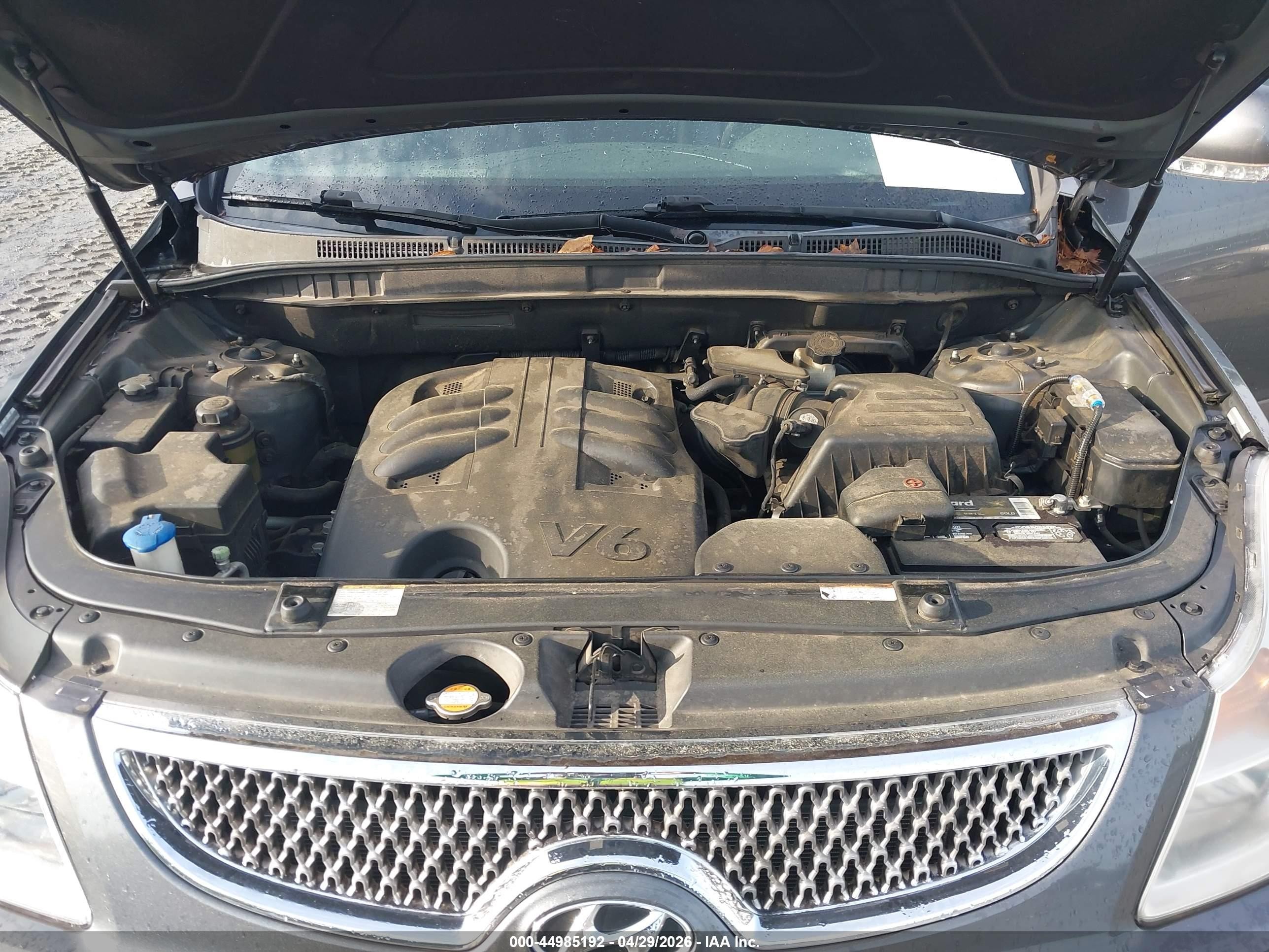 2011 Hyundai Veracruz Limited Blue vin: KM8NU4CC6BU154582