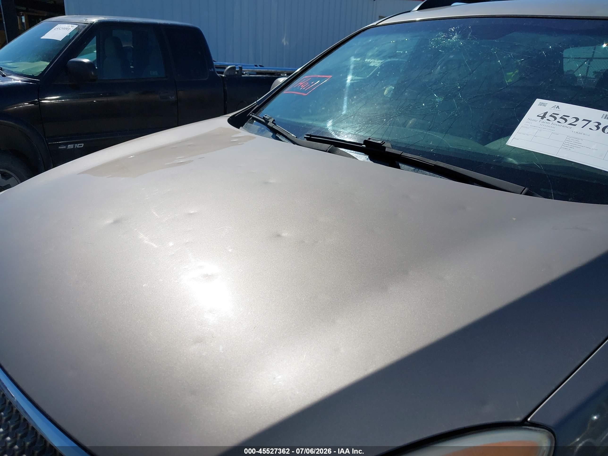 2011 Hyundai Veracruz Limited Gray vin: KM8NU4CC6BU157269