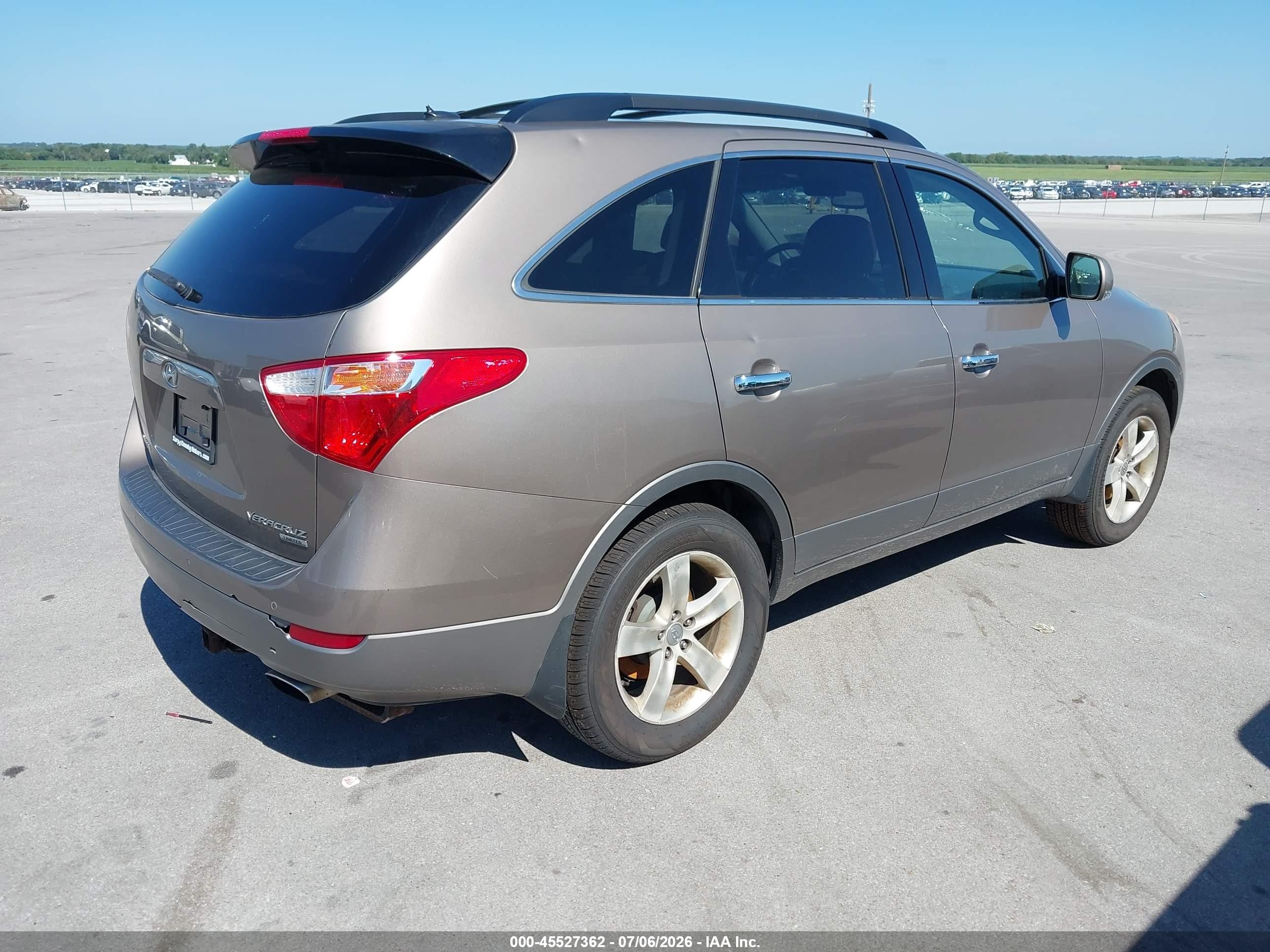 2011 Hyundai Veracruz Limited Gray vin: KM8NU4CC6BU157269