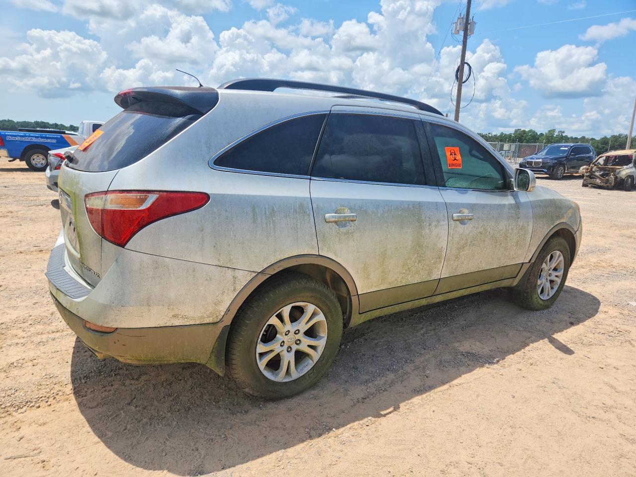 2011 Hyundai Veracruz Gls Silver vin: KM8NU4CC6BU163878
