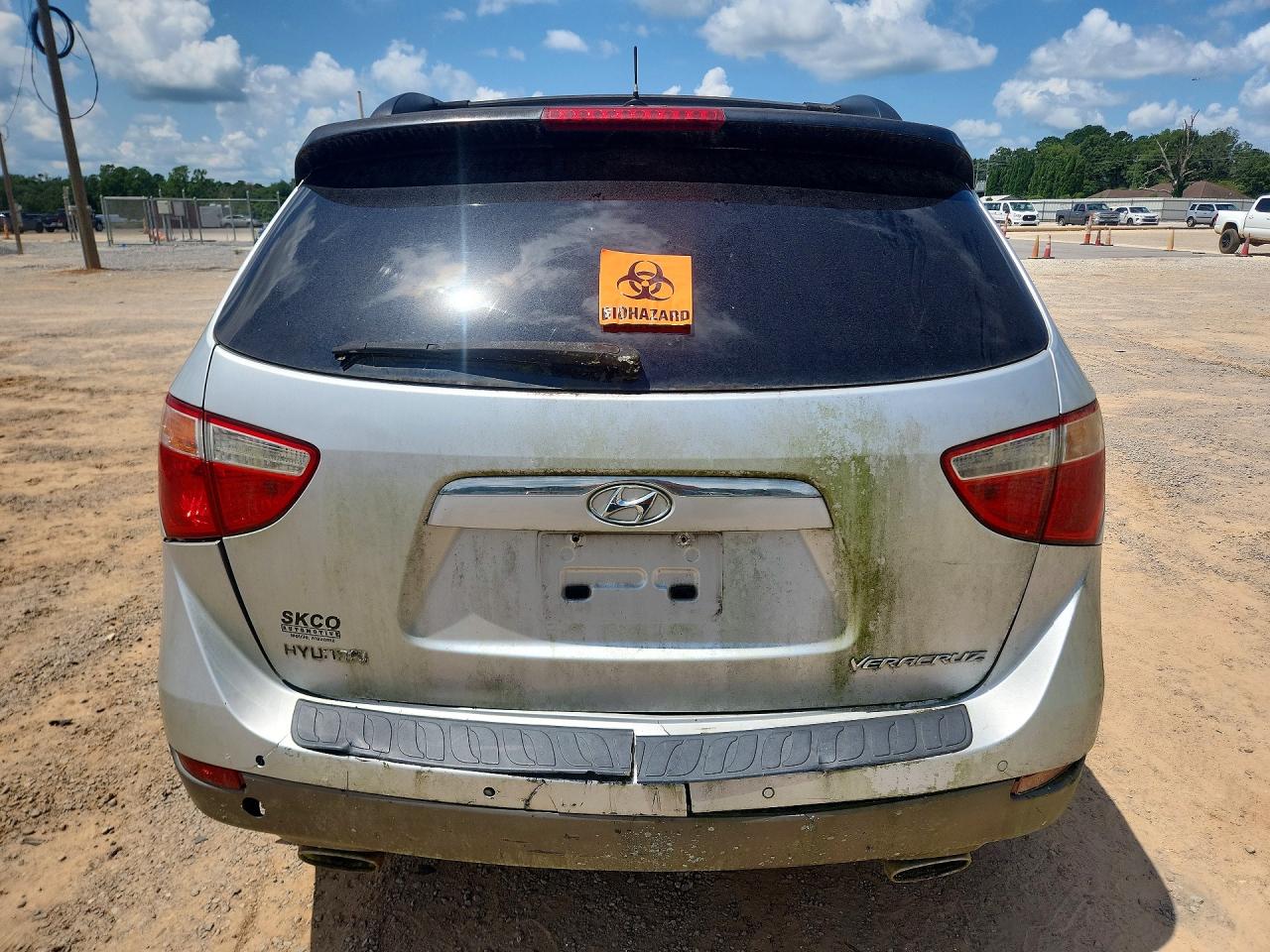 2011 Hyundai Veracruz Gls Silver vin: KM8NU4CC6BU163878