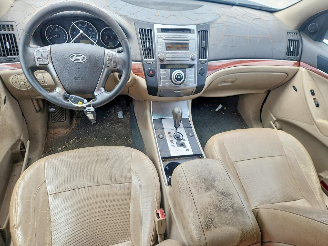 2011 Hyundai Veracruz Limited Black vin: KM8NU4CC6BU167252