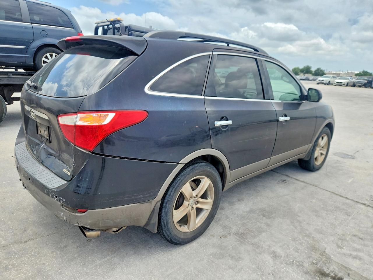2011 Hyundai Veracruz Limited Black vin: KM8NU4CC6BU167252