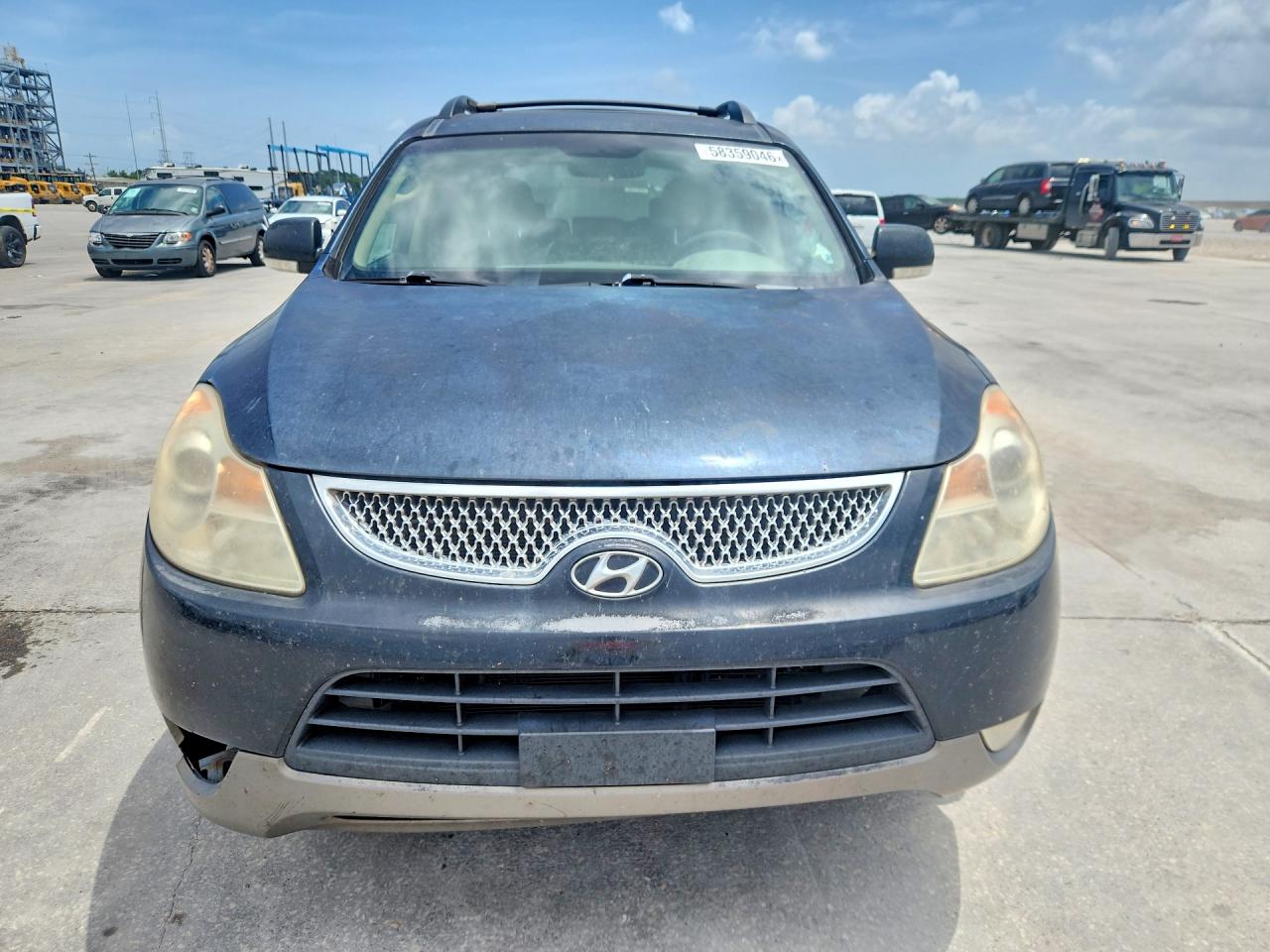 2011 Hyundai Veracruz Limited Black vin: KM8NU4CC6BU167252