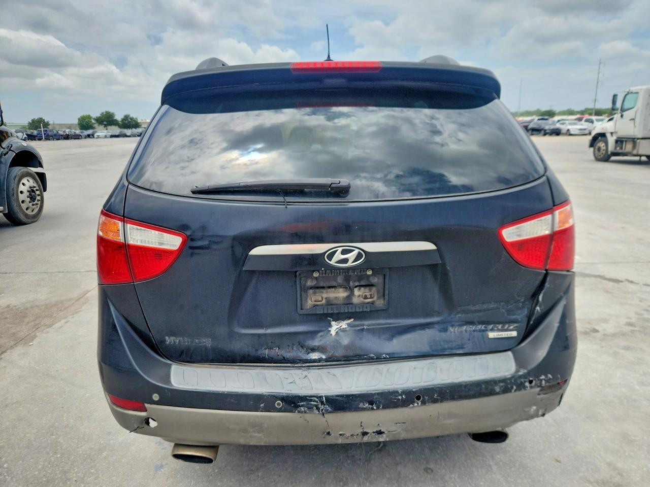 2011 Hyundai Veracruz Limited Black vin: KM8NU4CC6BU167252