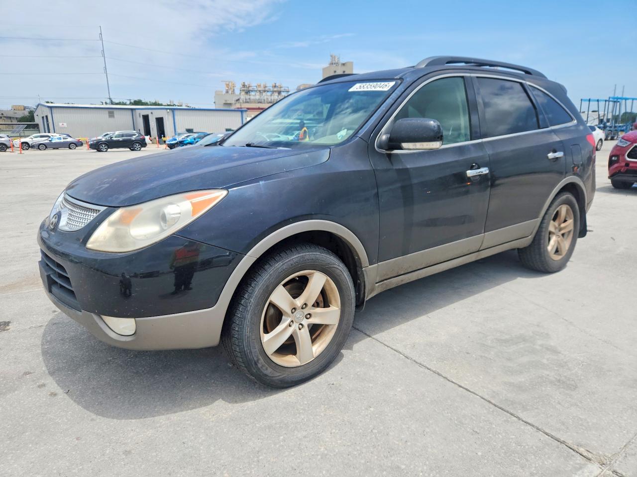 2011 Hyundai Veracruz Limited Black vin: KM8NU4CC6BU167252
