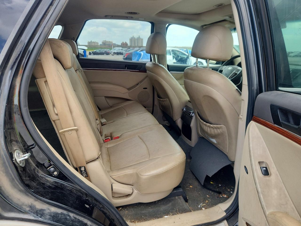 2011 Hyundai Veracruz Limited Black vin: KM8NU4CC6BU167252