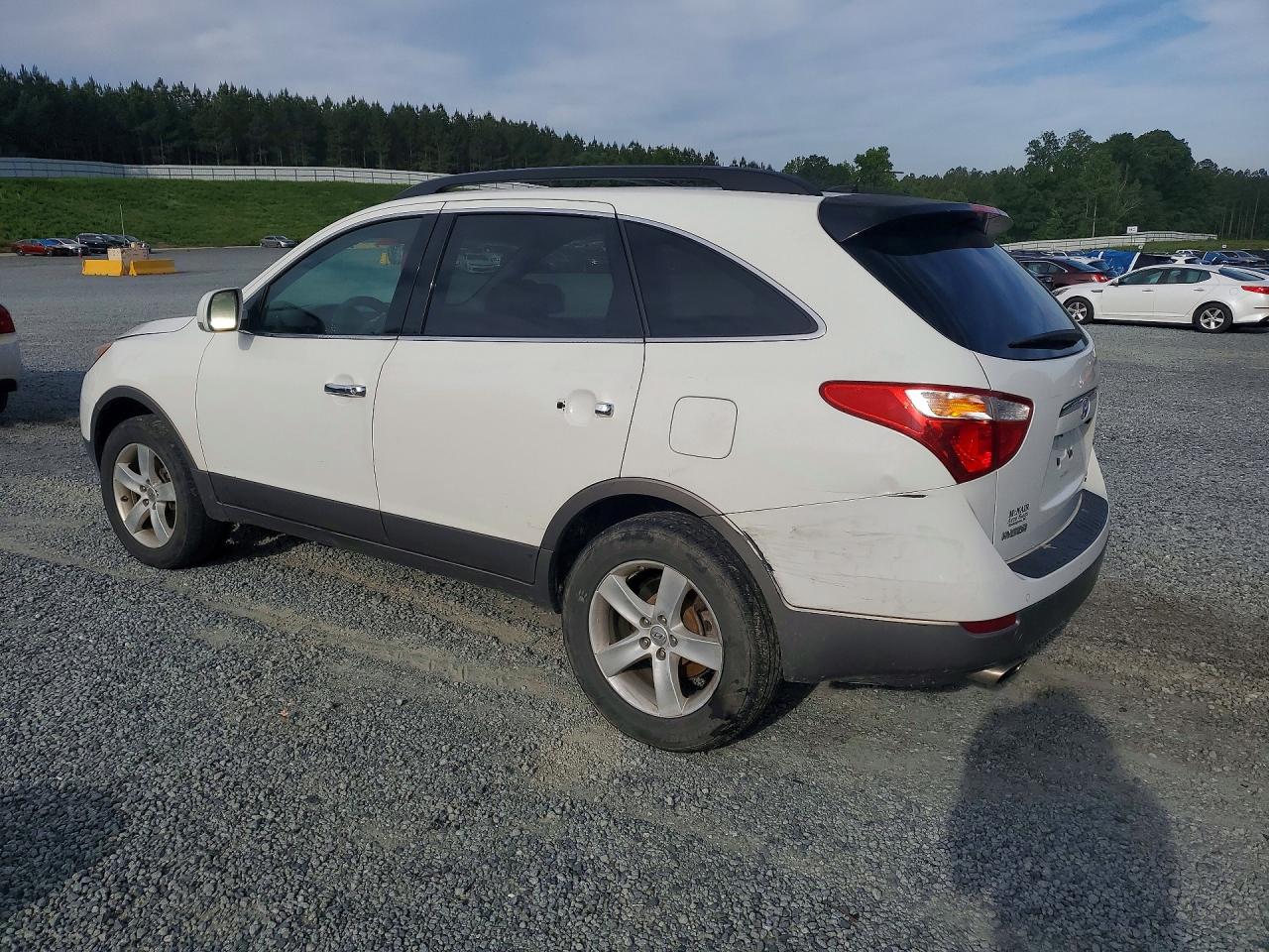 2011 Hyundai Veracruz Limited White vin: KM8NU4CC6BU172287