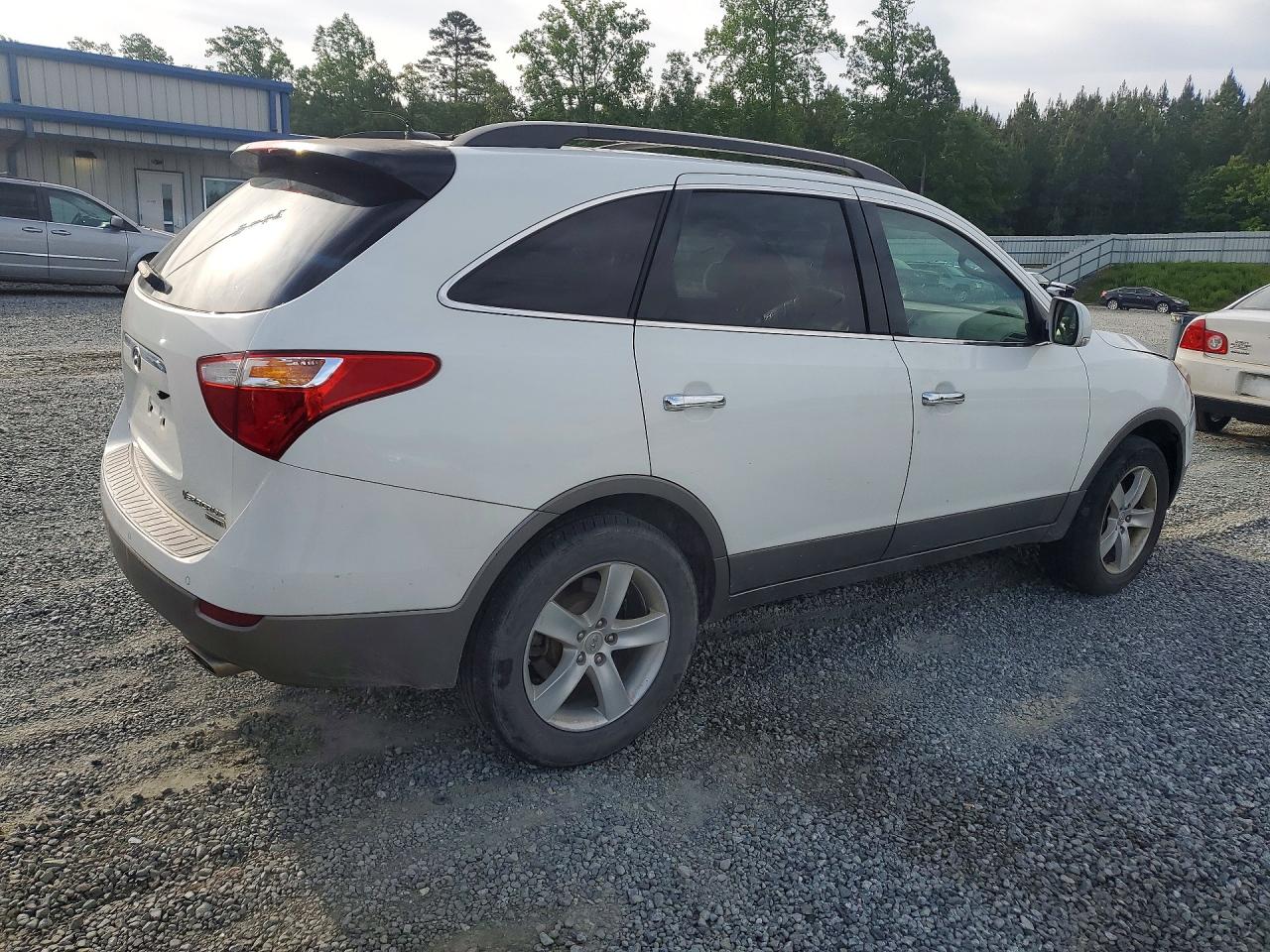 2011 Hyundai Veracruz Limited White vin: KM8NU4CC6BU172287