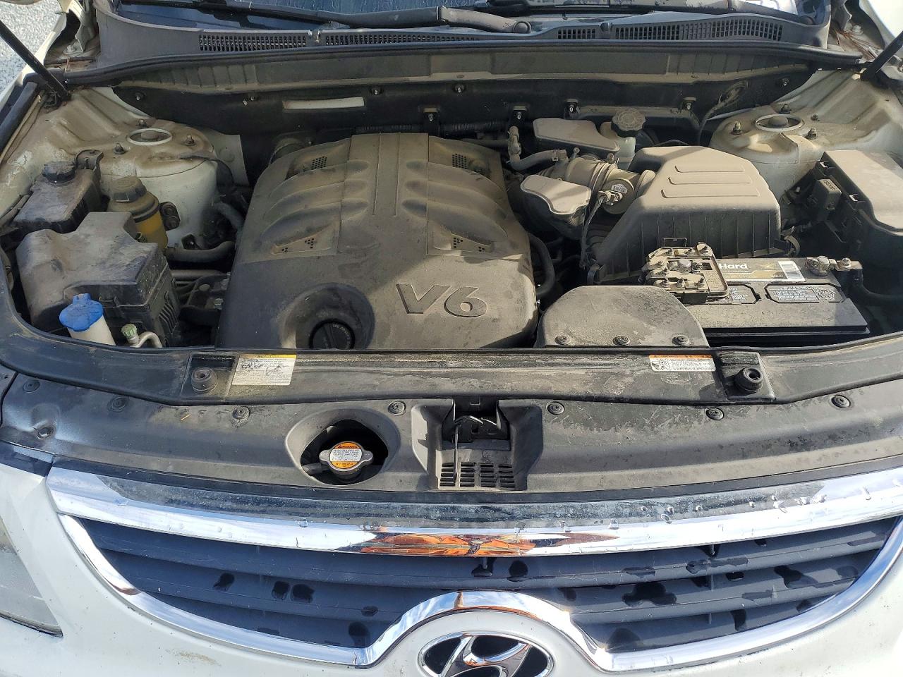 2011 Hyundai Veracruz Limited White vin: KM8NU4CC6BU172287
