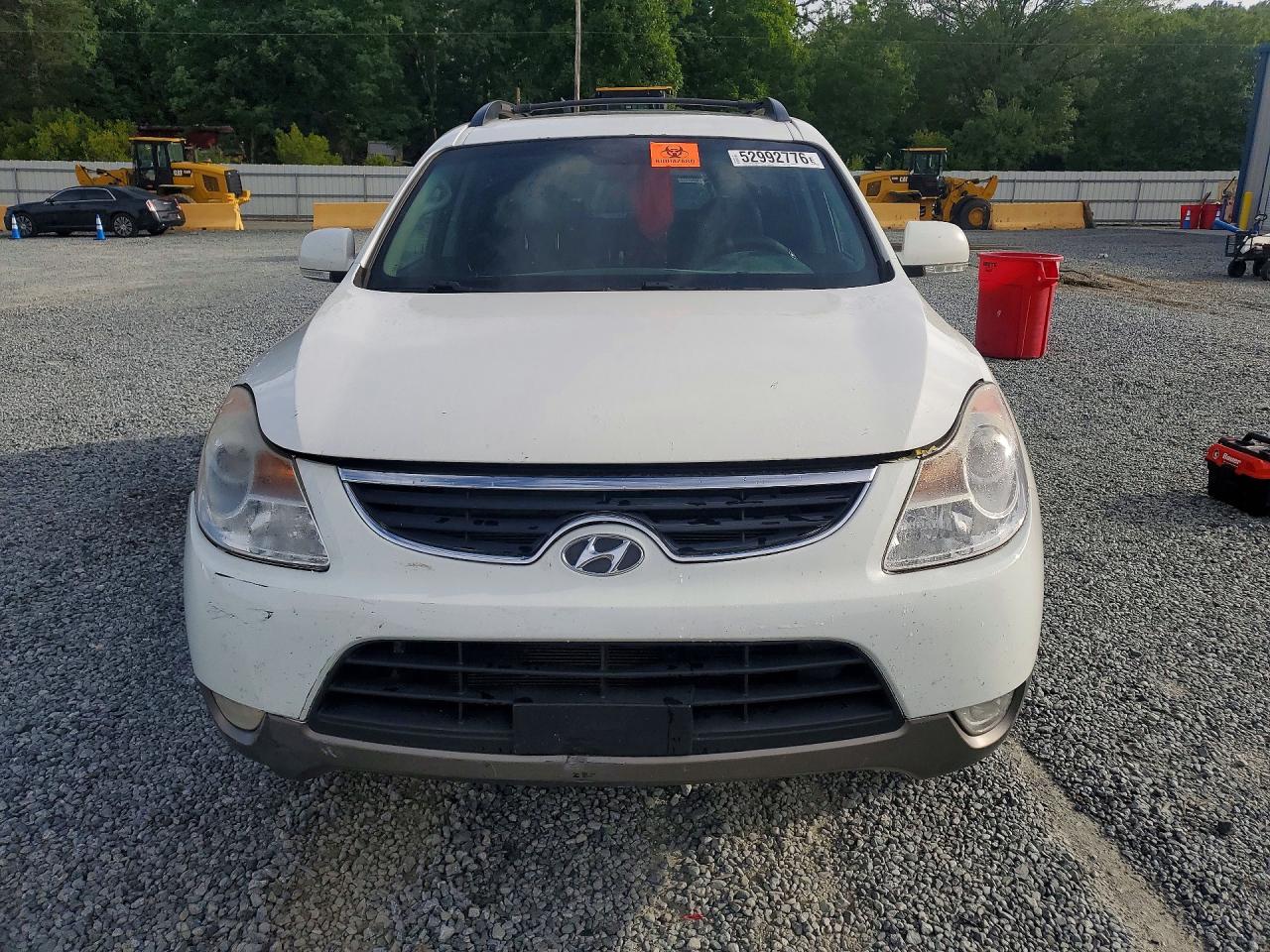 2011 Hyundai Veracruz Limited White vin: KM8NU4CC6BU172287