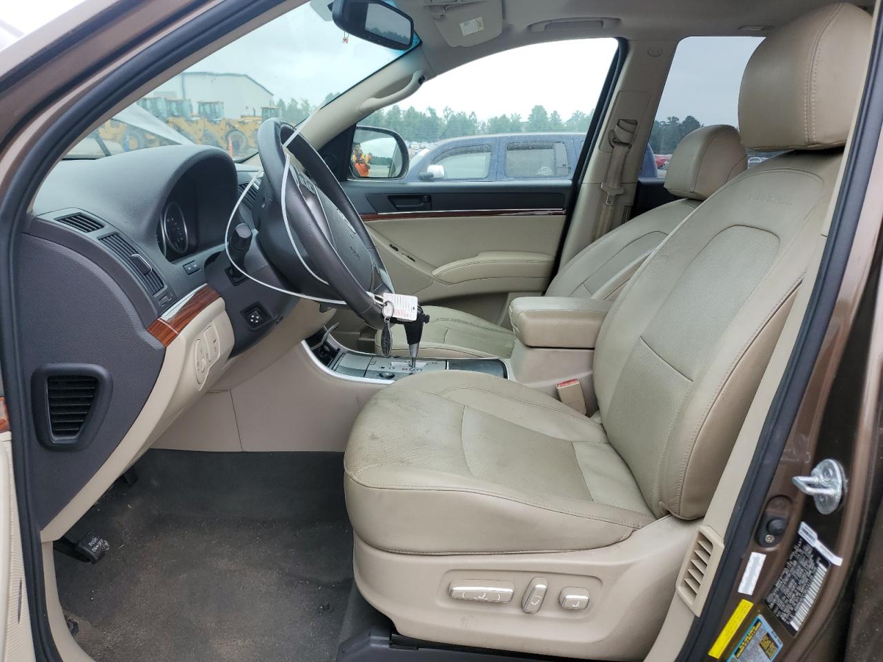 2011 Hyundai Veracruz Gls Brown vin: KM8NU4CC7BU141128