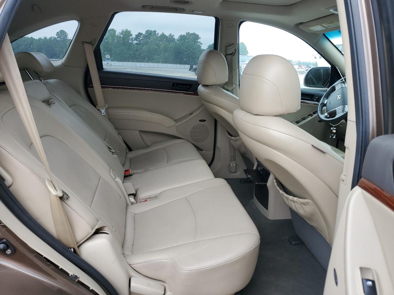 2011 Hyundai Veracruz Gls Brown vin: KM8NU4CC7BU141128