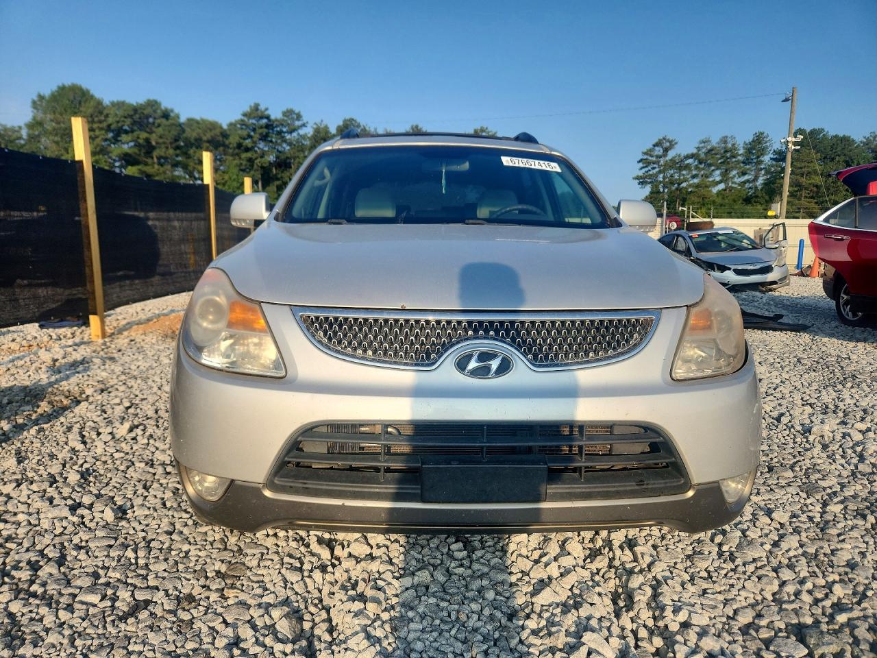 2011 Hyundai Veracruz Gls Серебряный vin: KM8NU4CC7BU152551