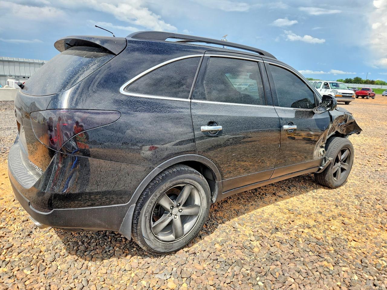 2011 Hyundai Veracruz Limited Black vin: KM8NU4CC7BU167969