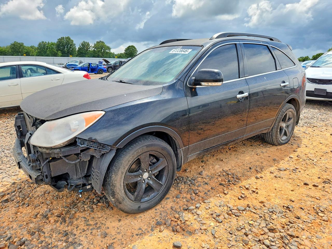 2011 Hyundai Veracruz Limited Black vin: KM8NU4CC7BU167969