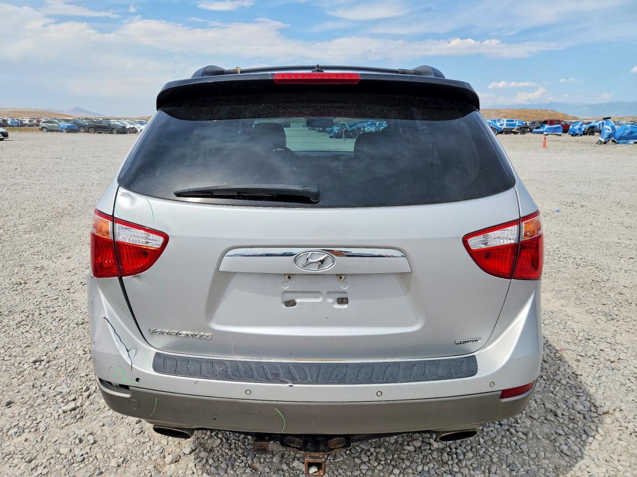 2012 Hyundai Veracruz Limited Silver vin: KM8NU4CC7CU184997