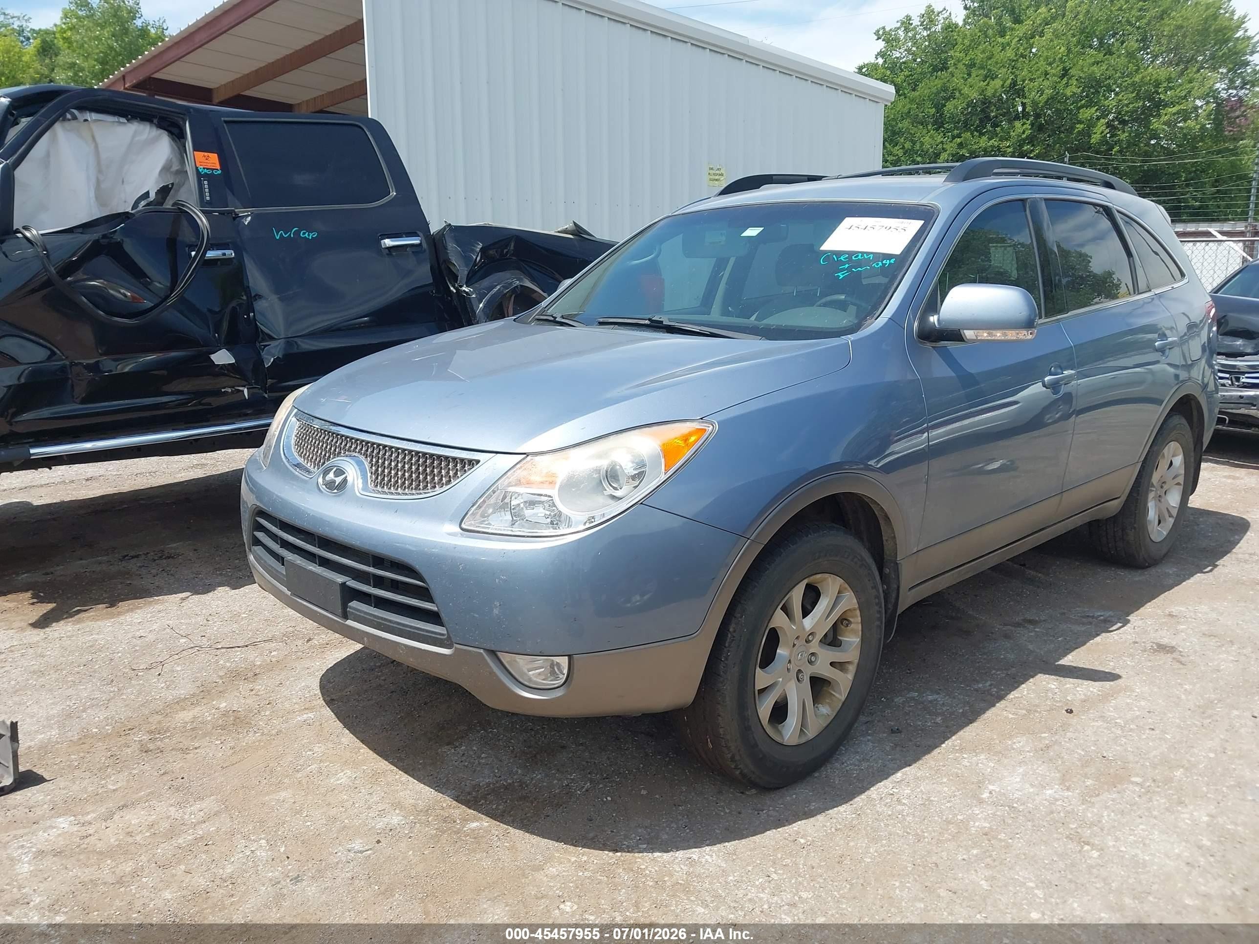2011 Hyundai Veracruz Gls Blue vin: KM8NU4CC8BU151036