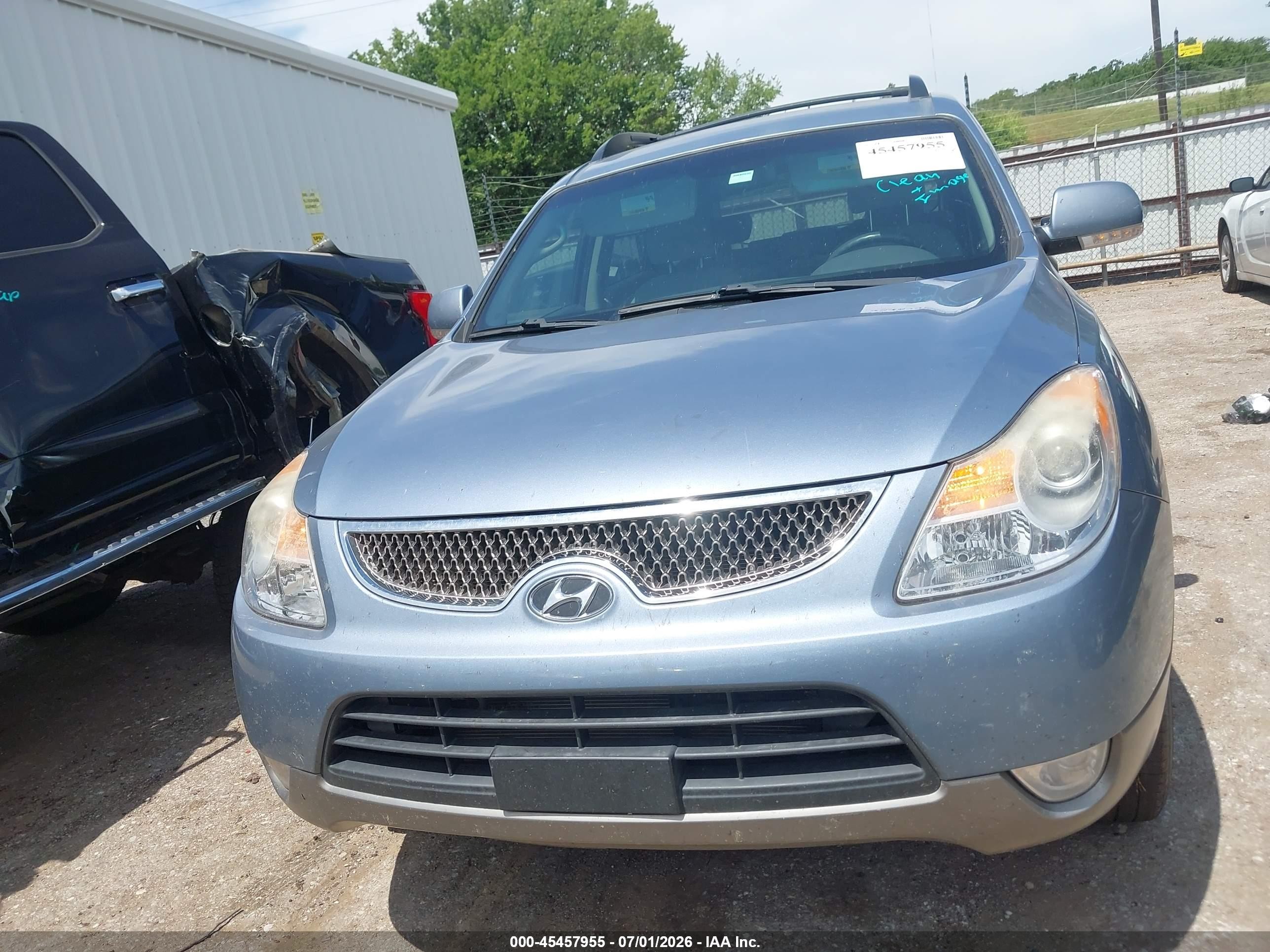 2011 Hyundai Veracruz Gls Blue vin: KM8NU4CC8BU151036