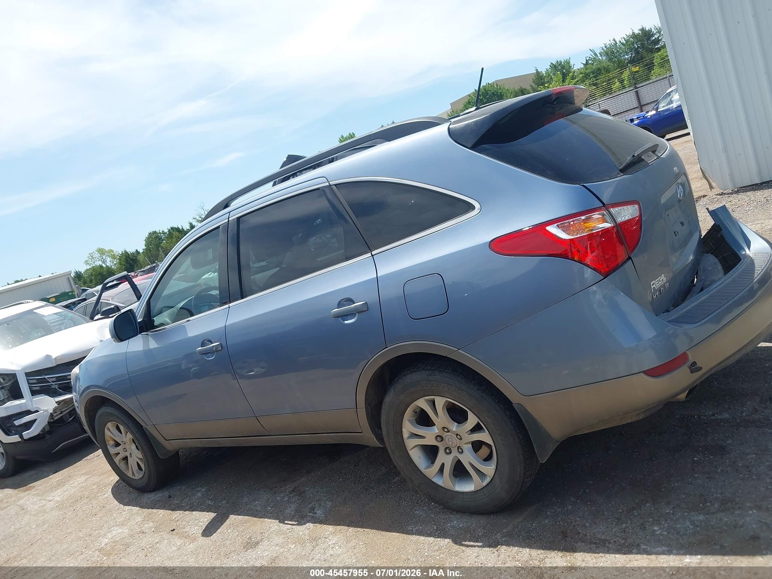2011 Hyundai Veracruz Gls Blue vin: KM8NU4CC8BU151036