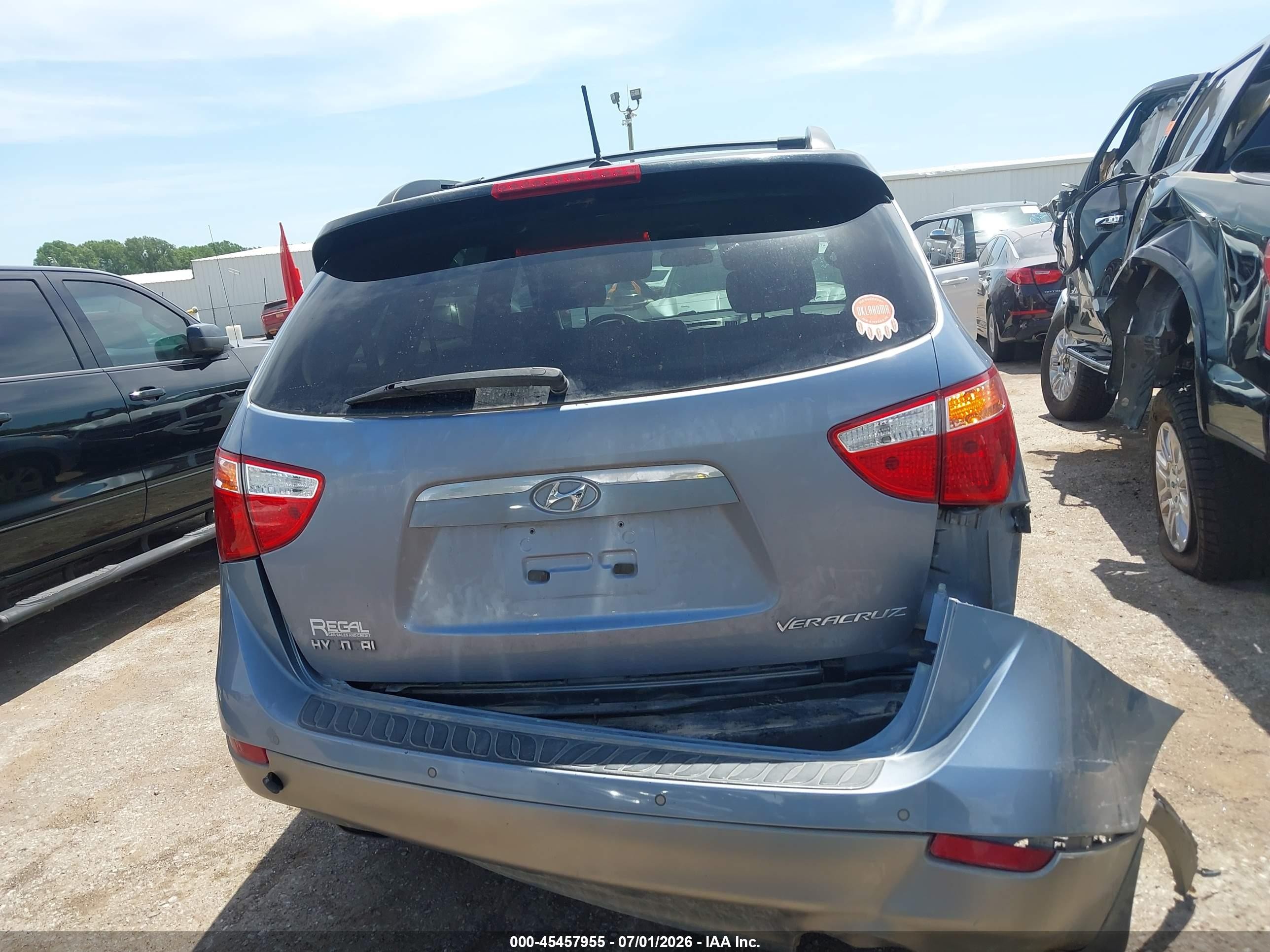 2011 Hyundai Veracruz Gls Blue vin: KM8NU4CC8BU151036