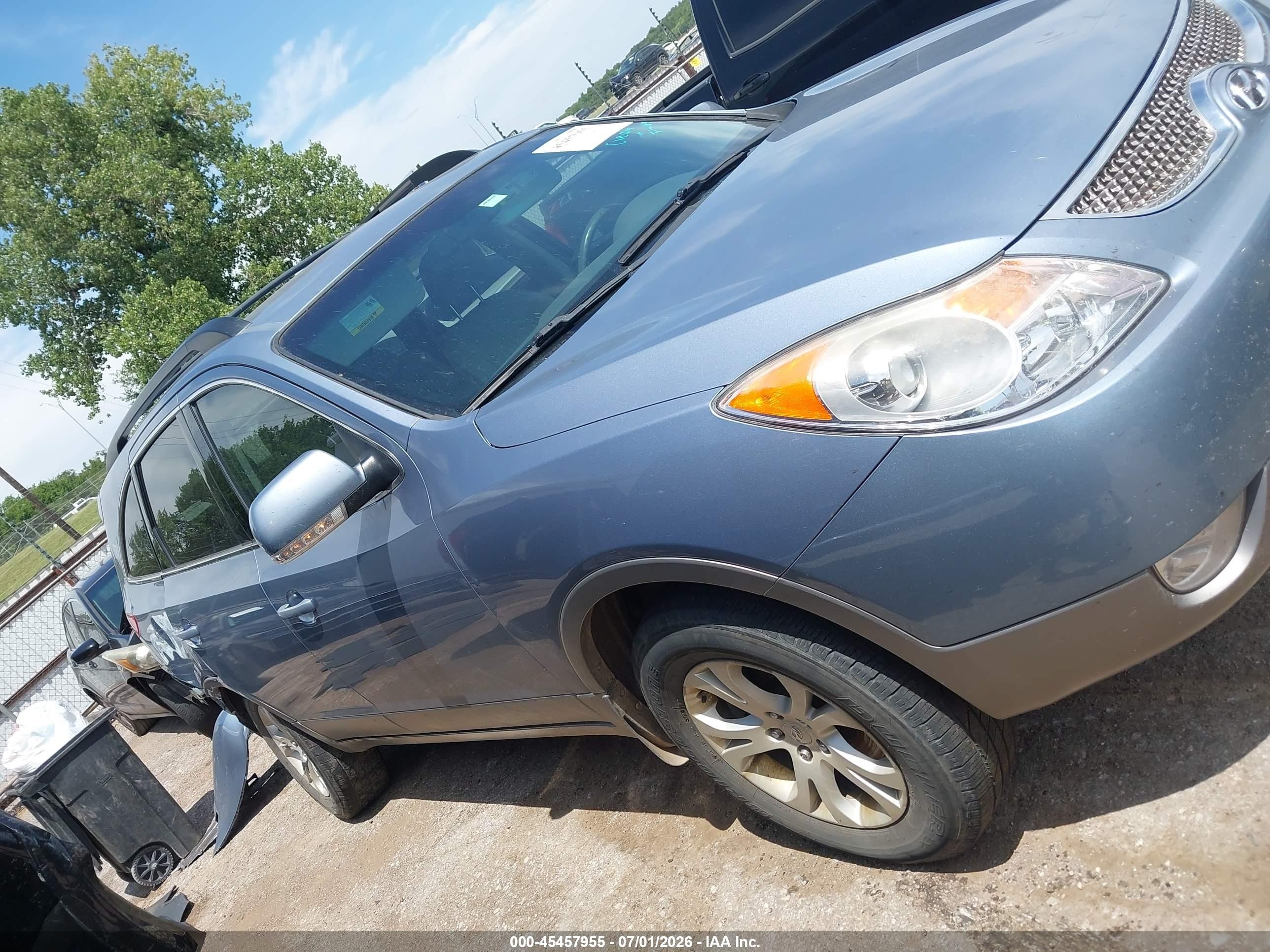 2011 Hyundai Veracruz Gls Blue vin: KM8NU4CC8BU151036