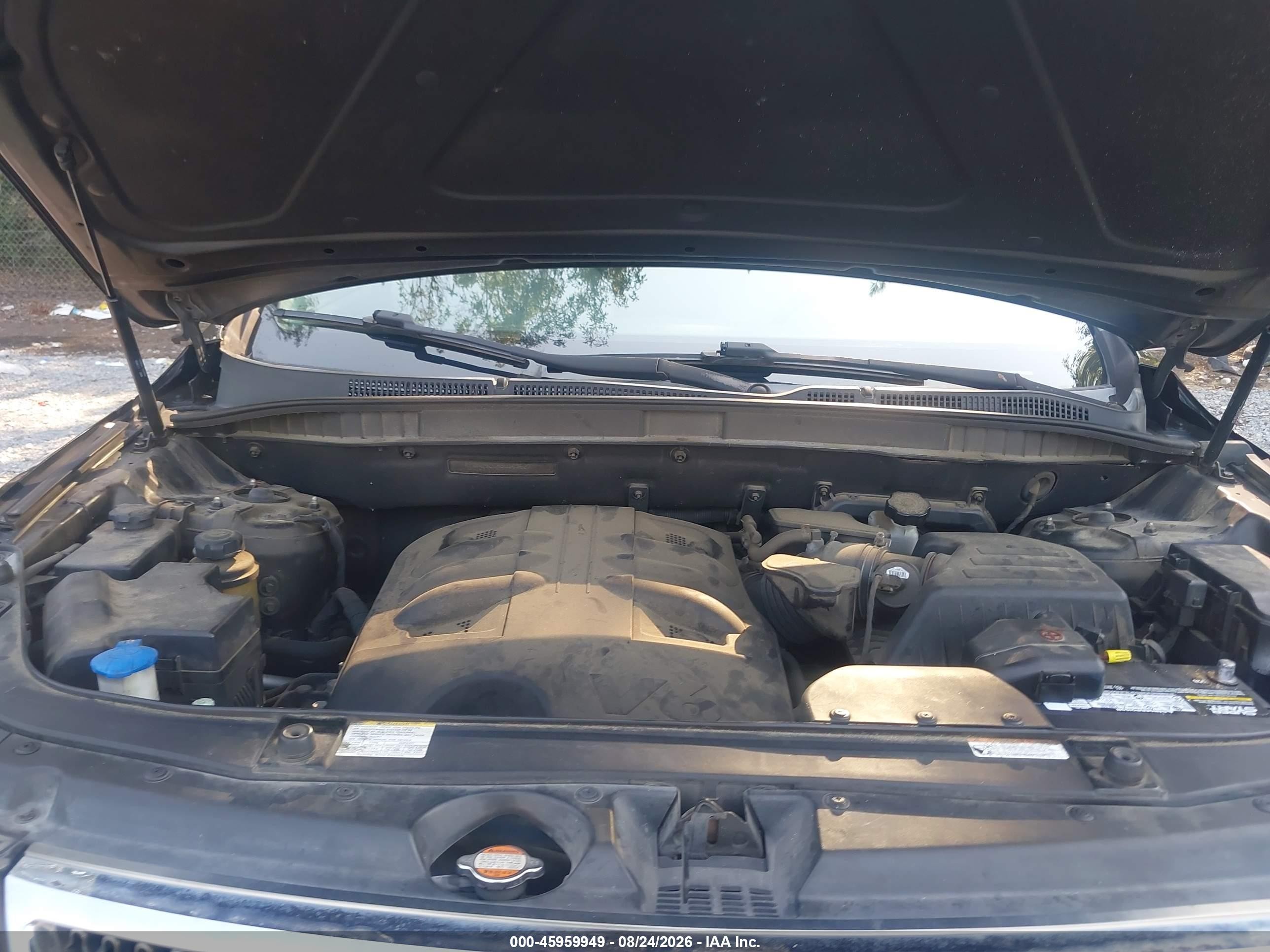 2011 Hyundai Veracruz Gls Black vin: KM8NU4CC8BU163607