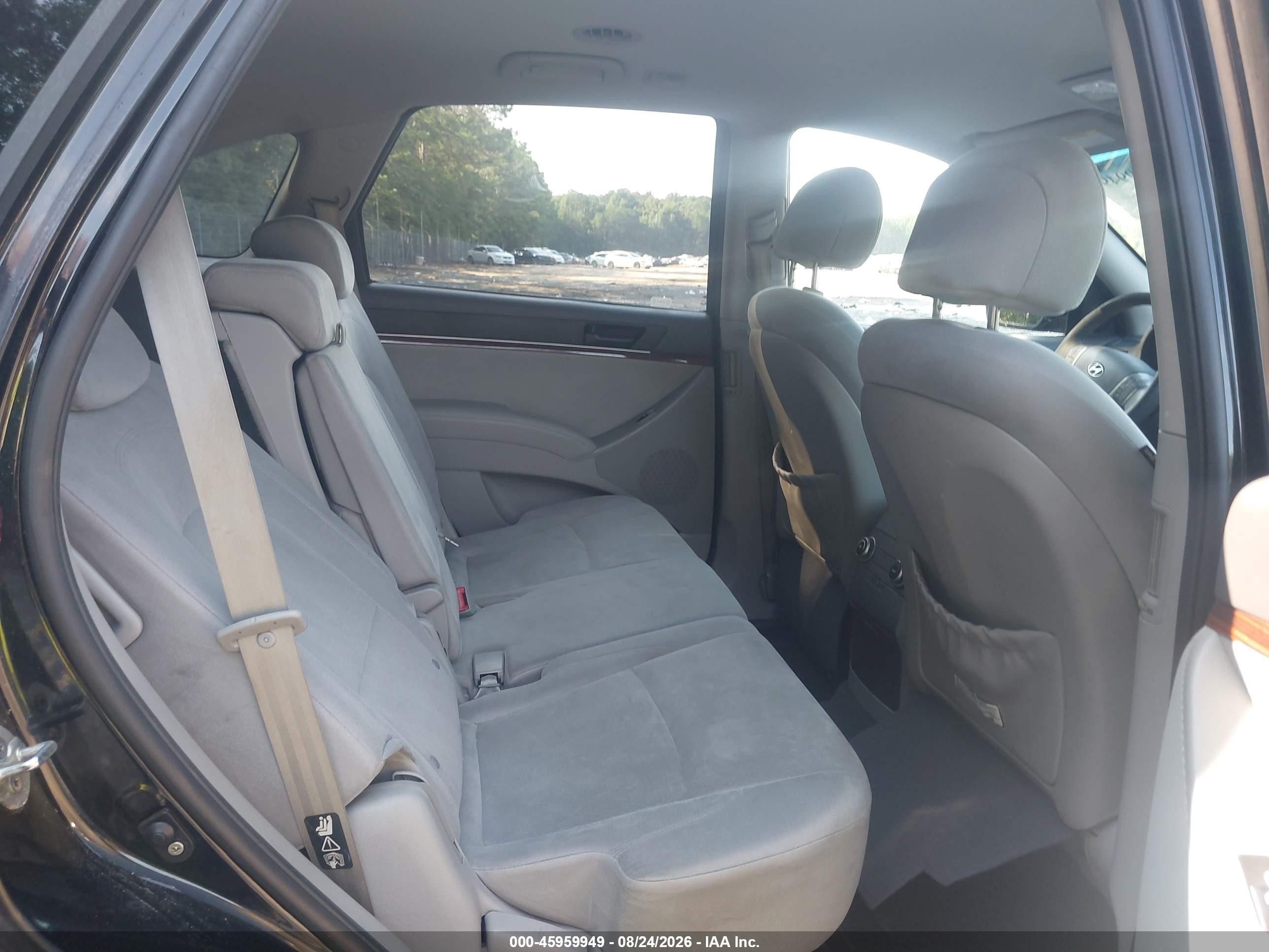 2011 Hyundai Veracruz Gls Black vin: KM8NU4CC8BU163607