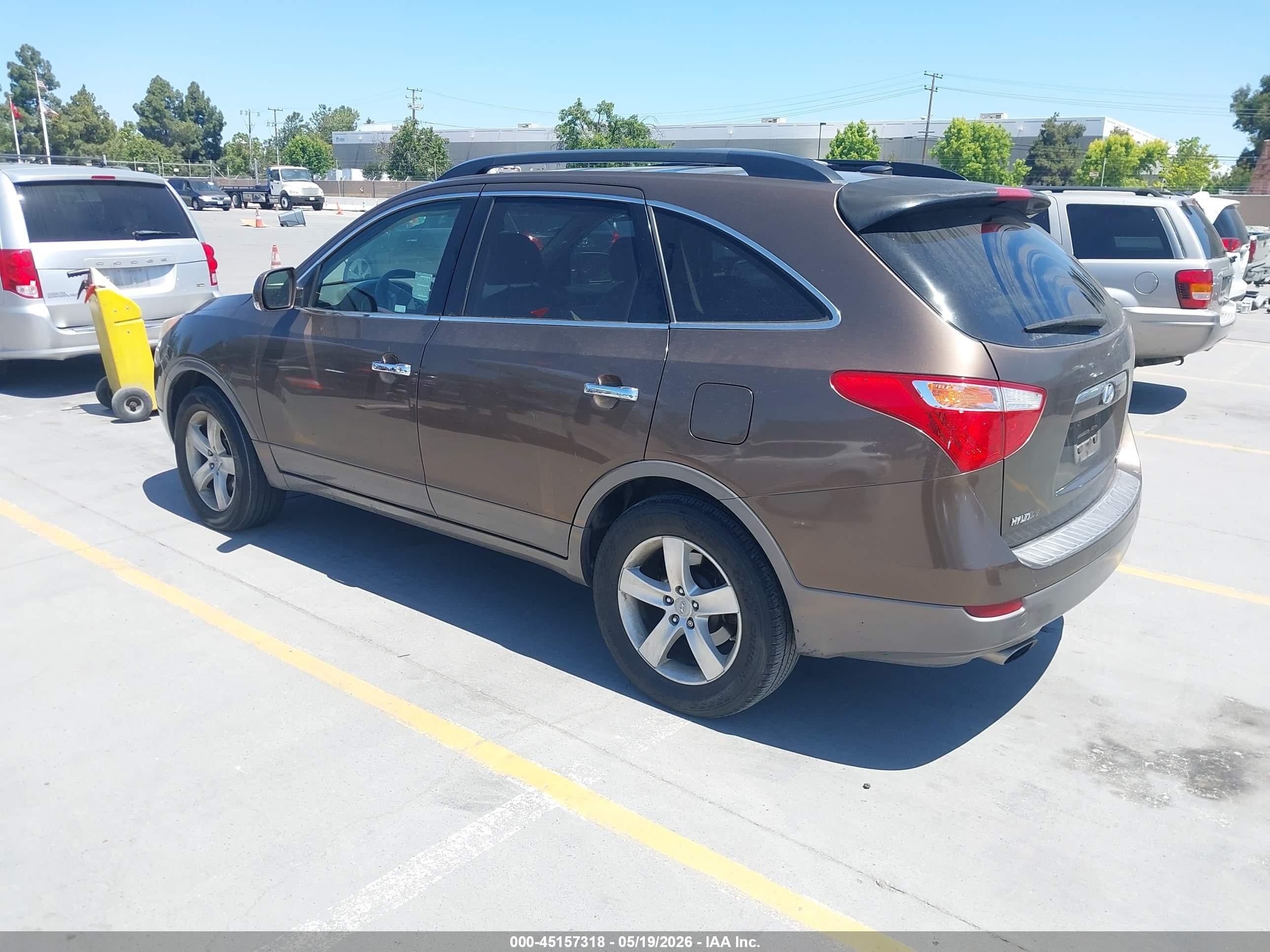 2011 Hyundai Veracruz Limited Коричневый vin: KM8NU4CC8BU166233