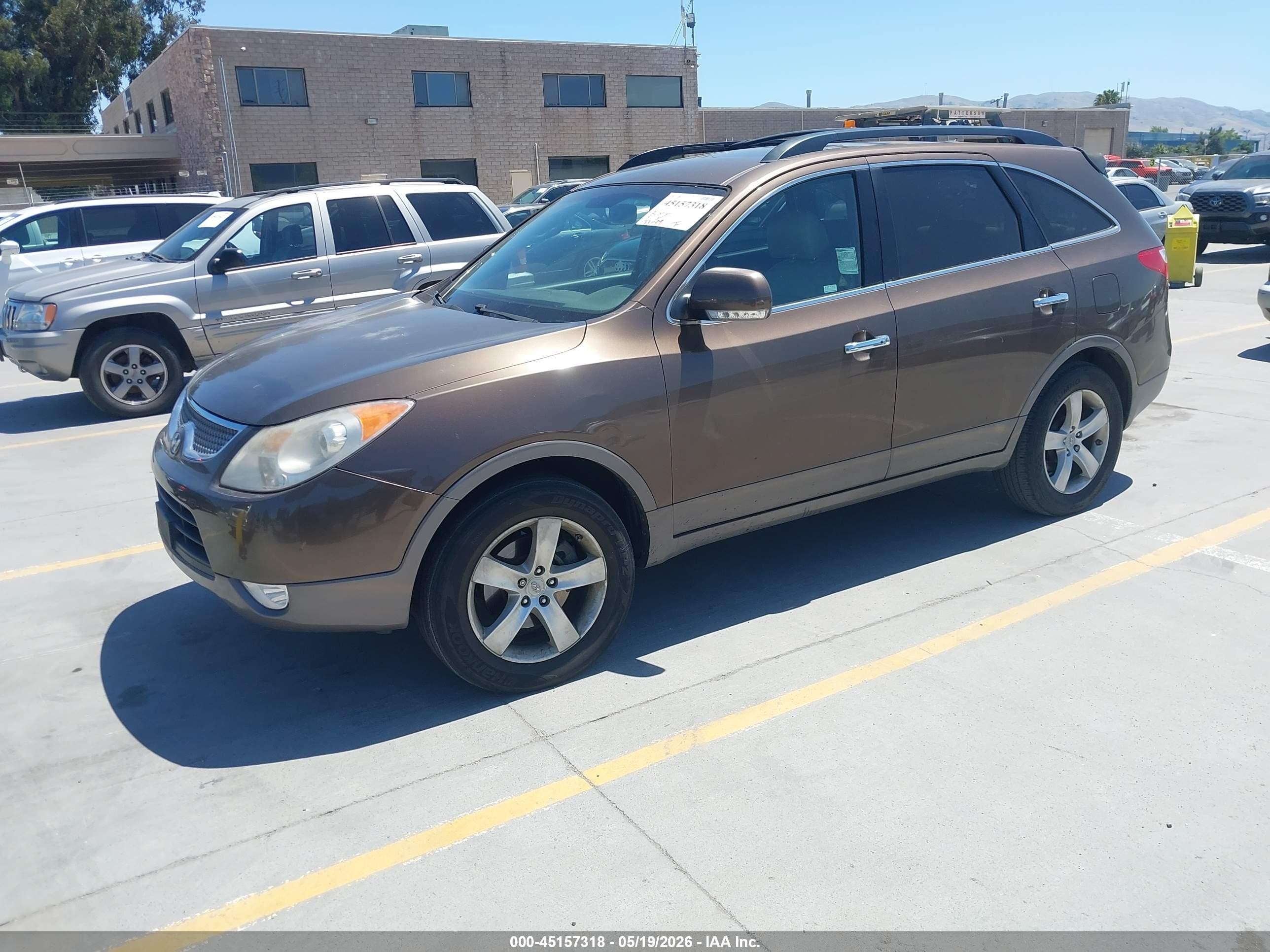 2011 Hyundai Veracruz Limited Коричневый vin: KM8NU4CC8BU166233