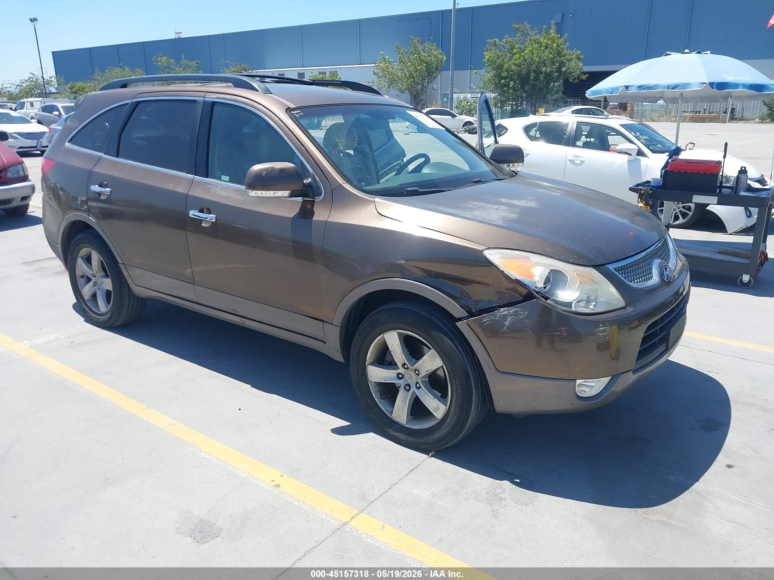 2011 Hyundai Veracruz Limited Коричневый vin: KM8NU4CC8BU166233
