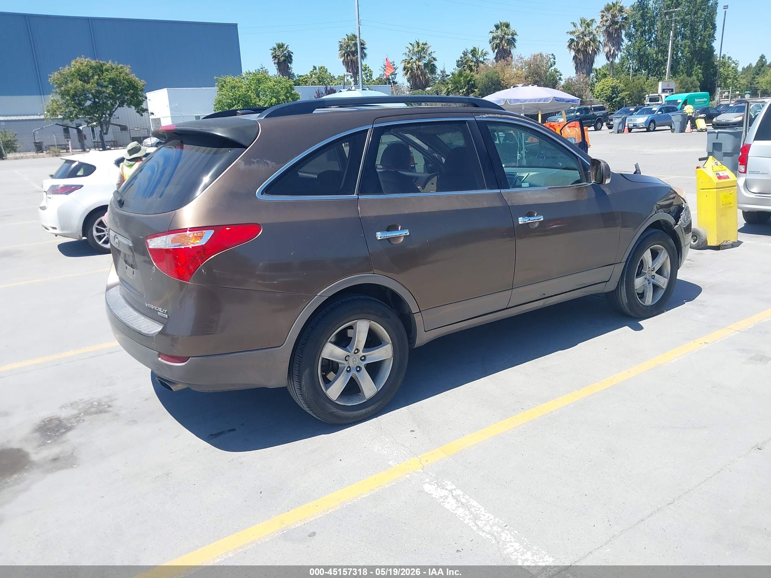 2011 Hyundai Veracruz Limited Коричневый vin: KM8NU4CC8BU166233